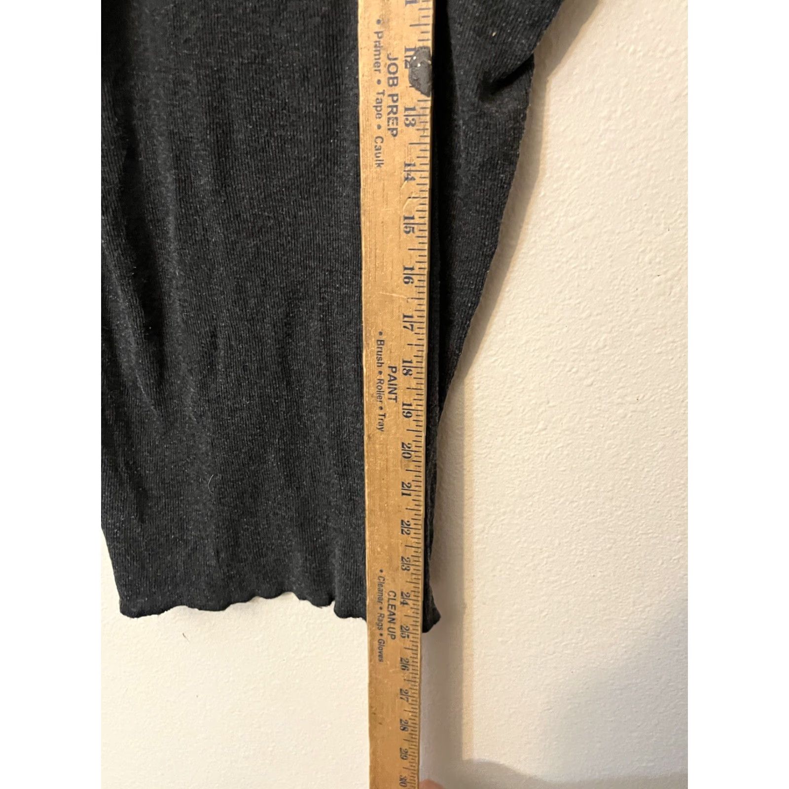 Vintage Aerie Women’s Tank Top Charcoal Gray Ribbed Scoop Neck Size M Size M / US 6-8 / IT 42-44 - 4 Thumbnail