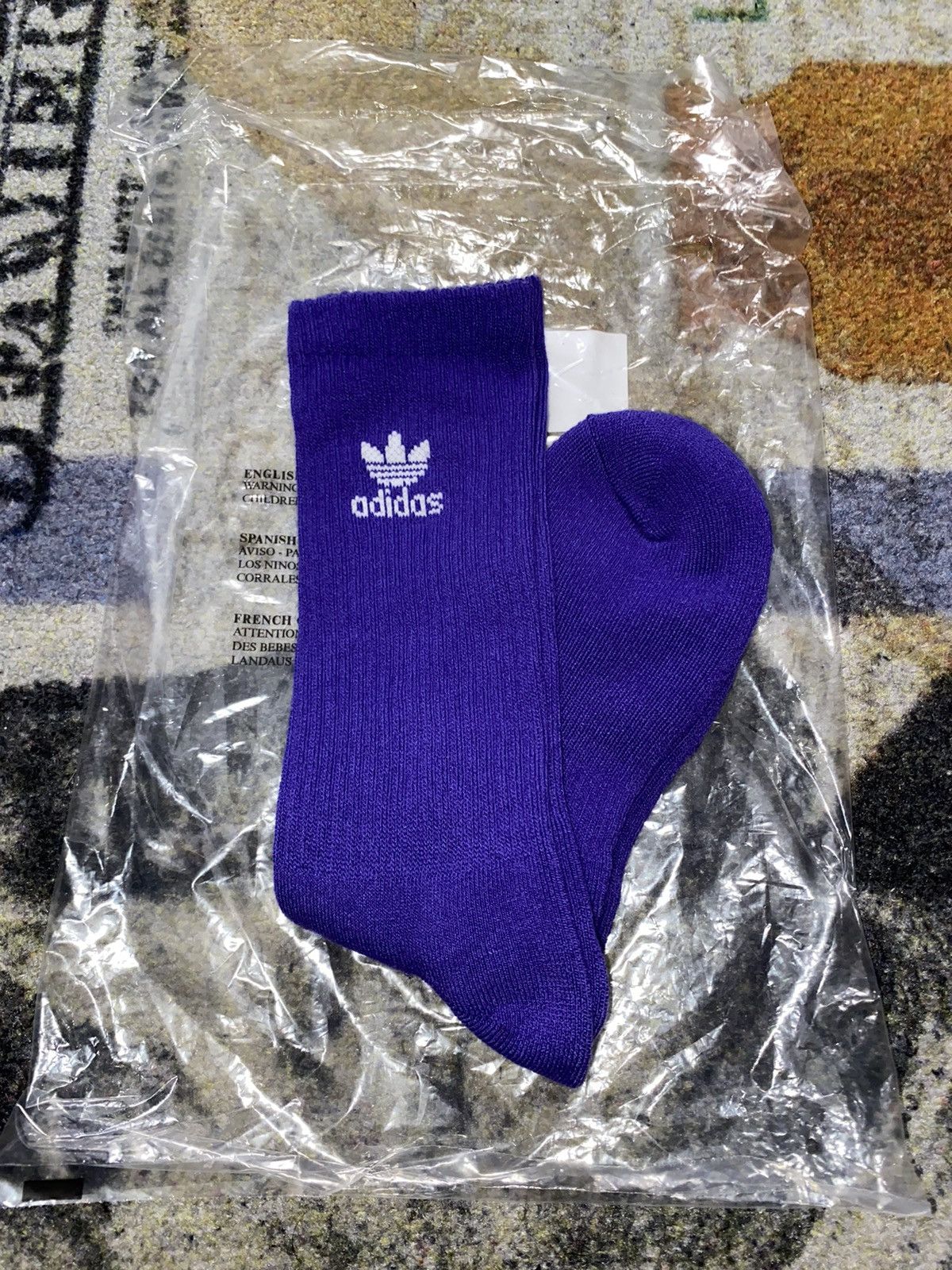 Adidas Adidas Trefoil Crew Sock (1 Pair) Size ONE SIZE - 1 Thumbnail