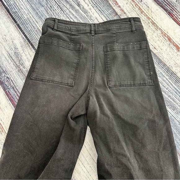 Other OAT New York High-Rise Black Wide-Leg Jeans Size 32" / US 10 / IT 46 - 4 Thumbnail
