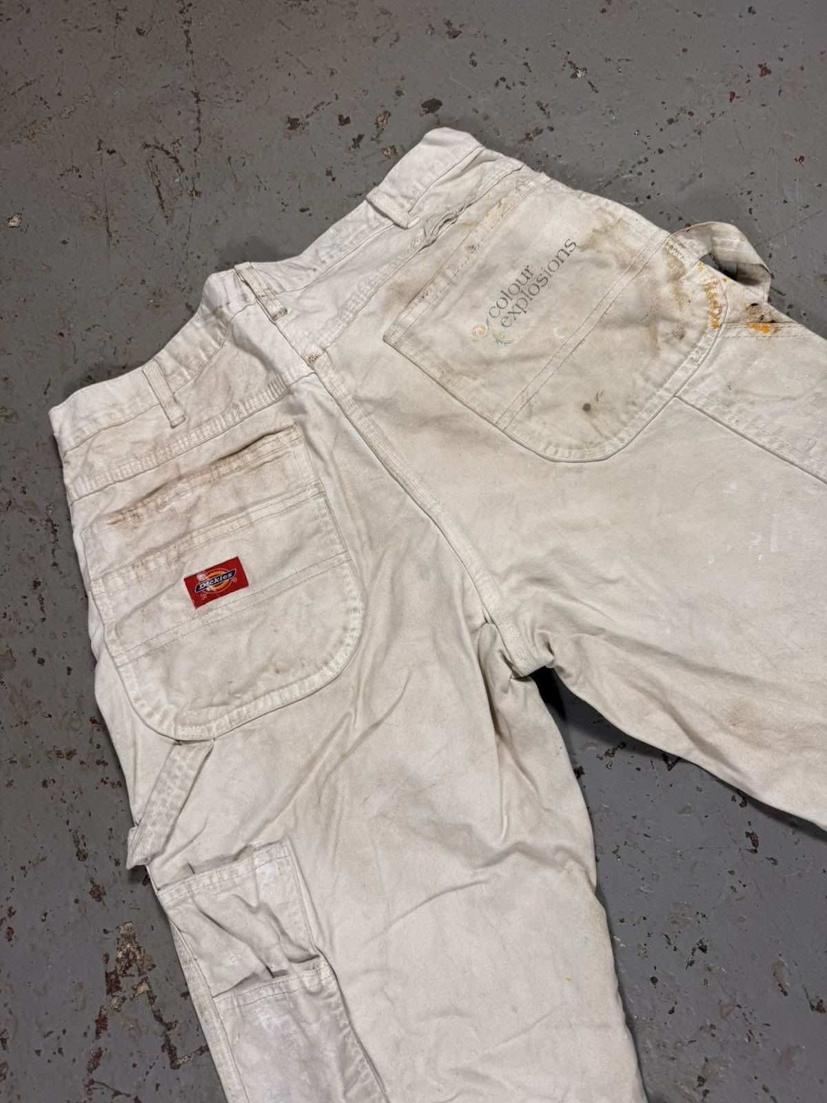 Dickies Vintage Dickies Insane Painter Splattered Carpenter Pants Size US 34 / EU 50 - 9 Thumbnail