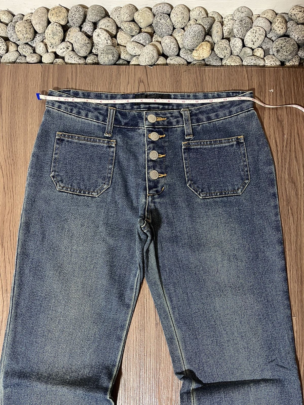 If Six Was Nine × Japanese Brand × Tornado Mart Jouer Aux Echecs japan front pocket flare jeans Size US 30 / EU 46 - 11 Thumbnail