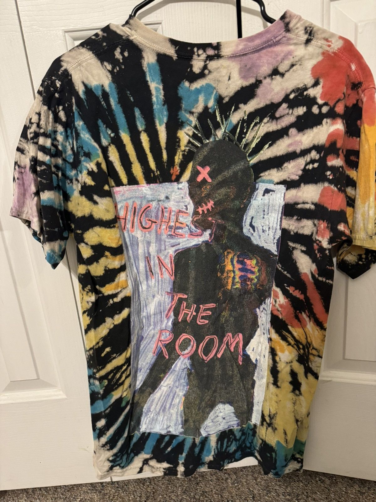 Travis Scott Travis Scott Highest In The Room Tie Dye Tee Size US M / EU 48-50 / 2 - 1 Thumbnail