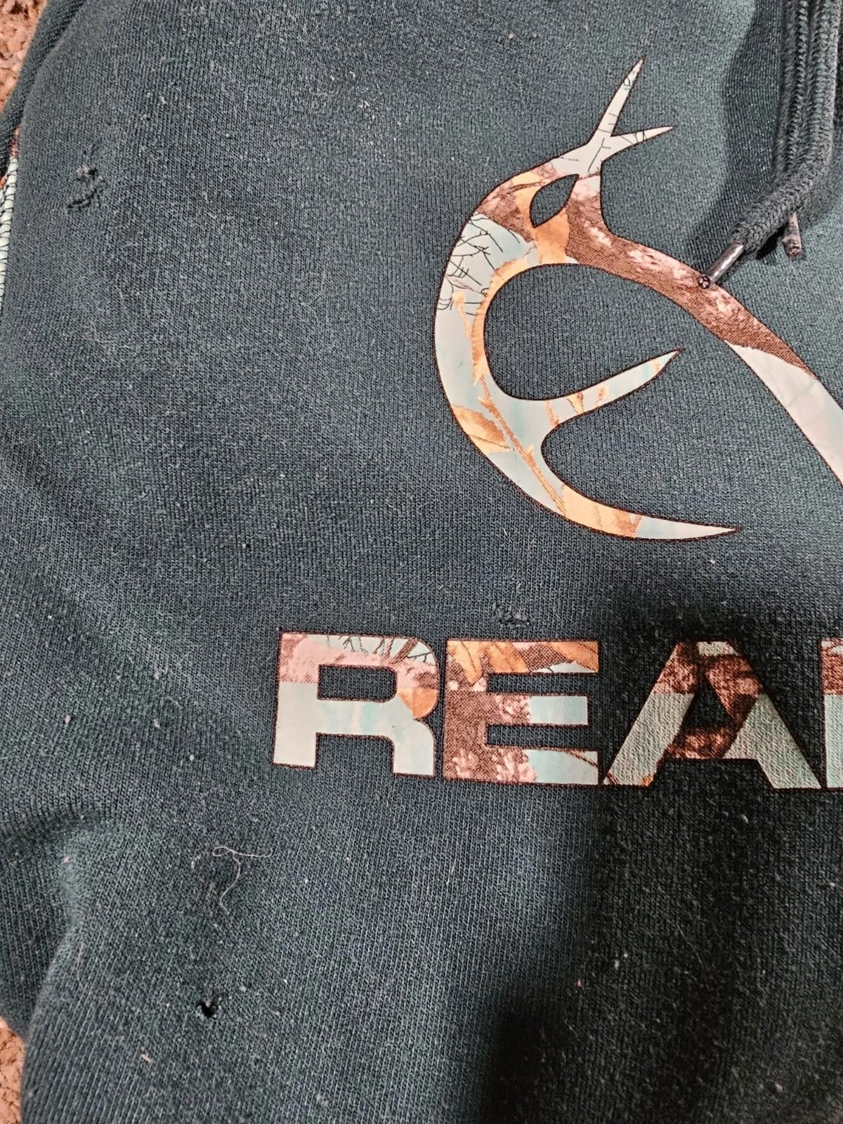Realtree Realtree Hoodie Mens S Blue Green Camo Sweatshirt Outdoor Size US S / EU 44-46 / 1 - 8 Thumbnail