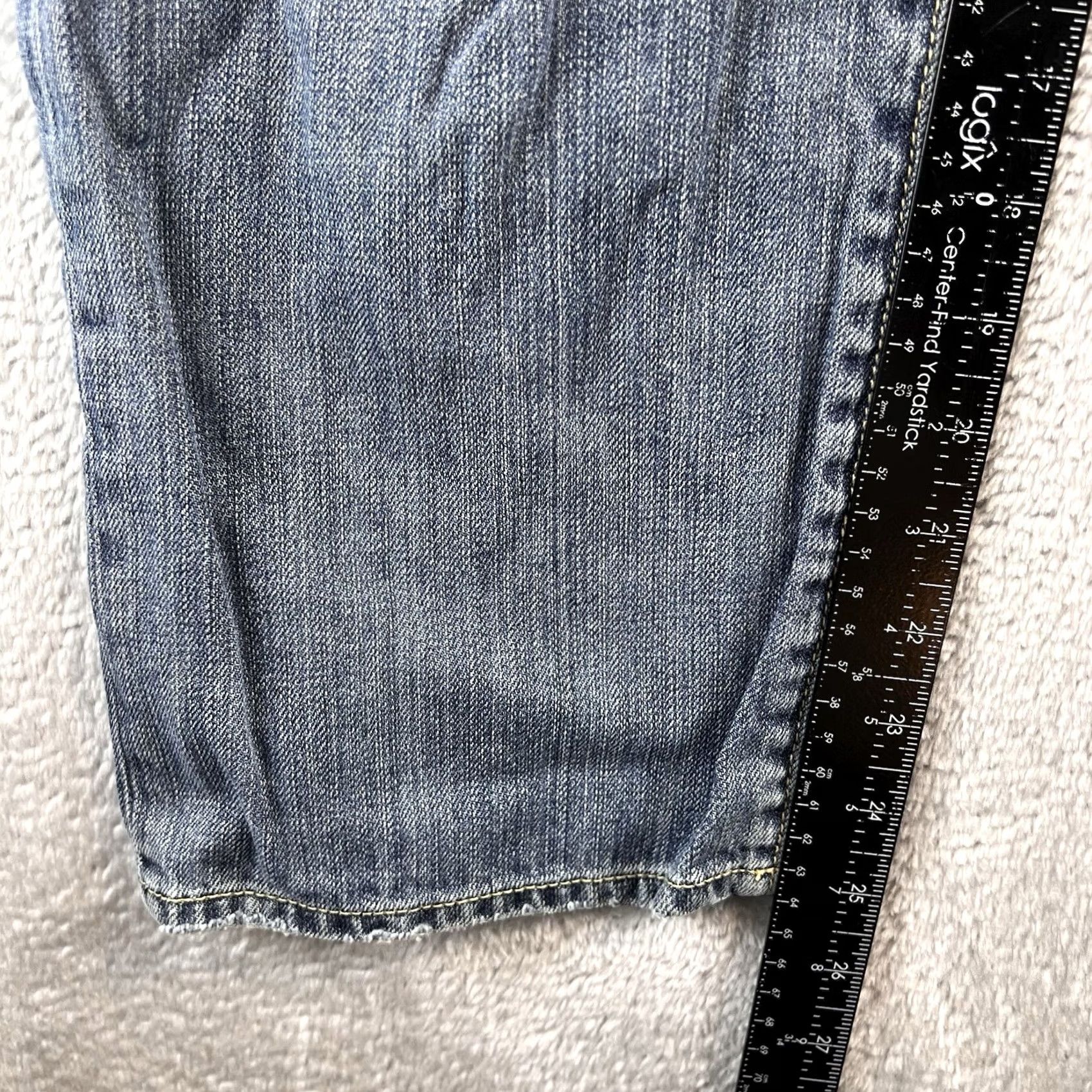 American Eagle Outfitters VINTAGE American Eagle Outfitters Jeans Boyfriend Distressed Blue 12R 34x25 Women Girls Boho Y2K Size 34" / US 12 / IT 48 - 4 Thumbnail