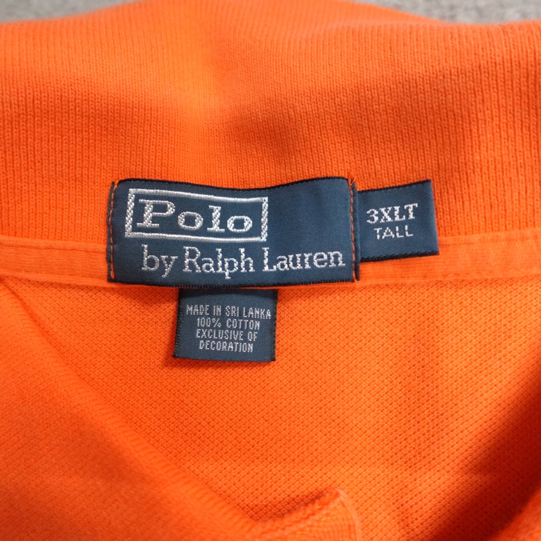 Polo Ralph Lauren Polo Ralph Lauren Polo Shirt 3XLT Orange Solid Cotton Shirt Mens Big & Tall Short Sleeve Collared Polo 3XLT Orange Solid Cotton Embroidered Size US XXL / EU 58 / 5 - 5 Thumbnail