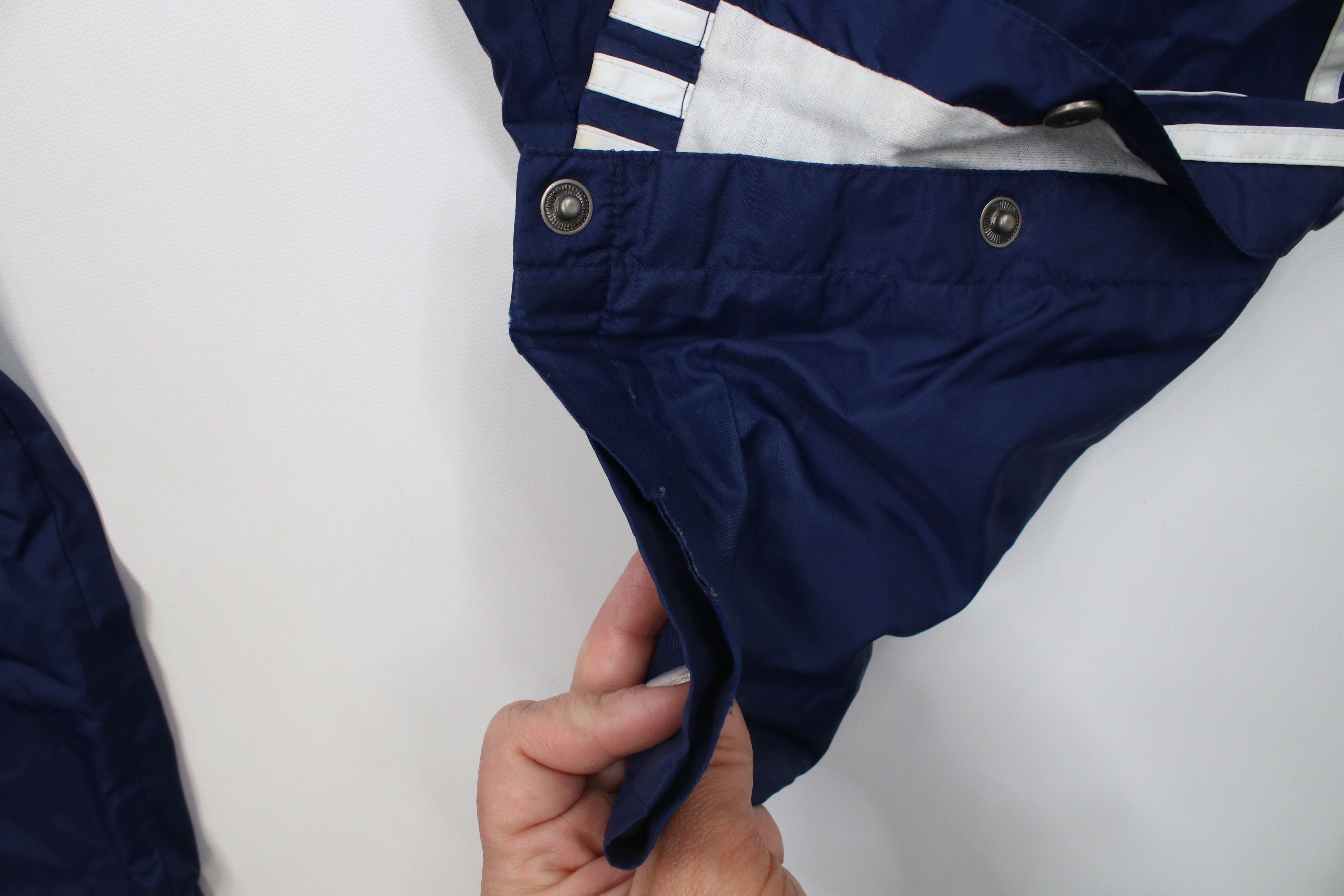 Adidas Vintage 90s Adidas Lined Tearaway Windbreaker Pants Blue Size US 34 / EU 50 - 6 Thumbnail