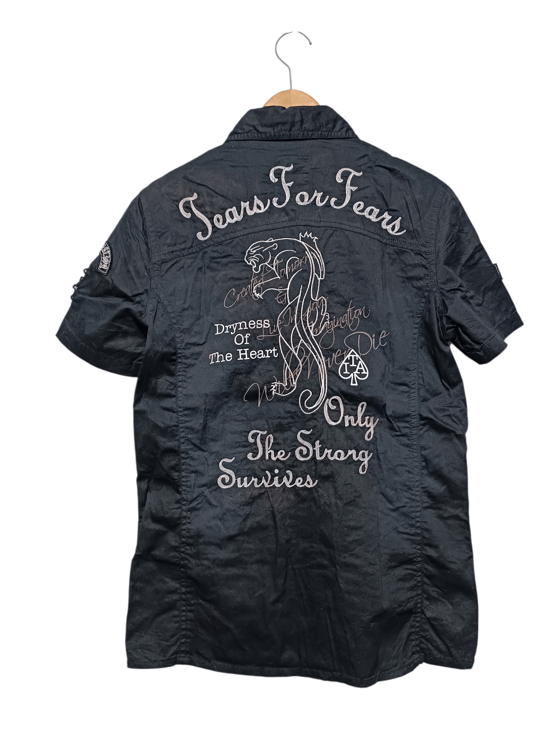 In The Attic In The Attic Embroidery Black Shirt Size US M / EU 48-50 / 2 - 5 Thumbnail