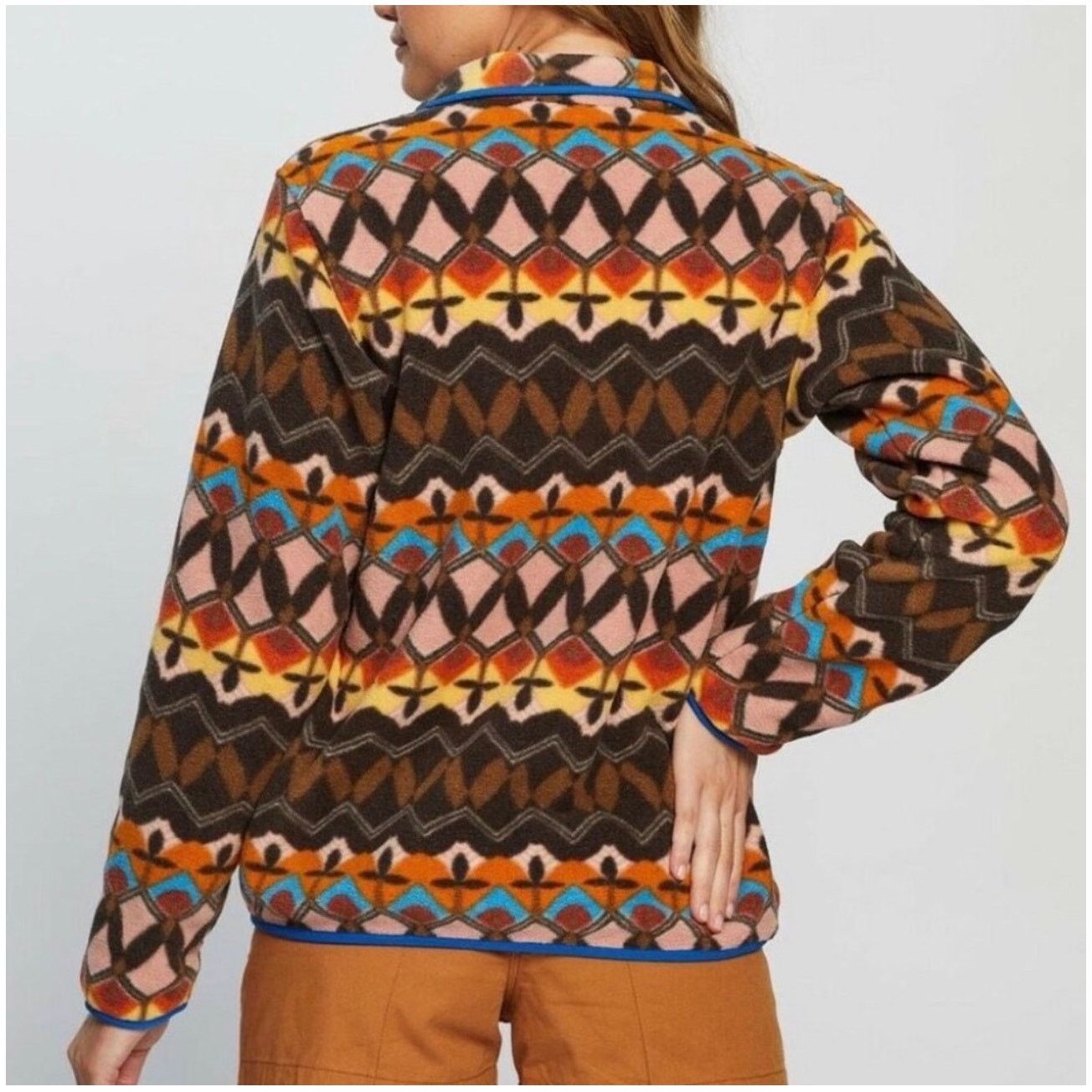 Patagonia PATAGONIA Lightweight Synchilla Pullover Big Anthos Aztec Size M / US 6-8 / IT 42-44 - 2 Thumbnail