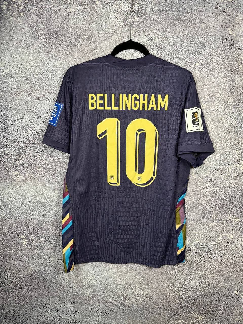 Vintage BELLINGHAM England National Team 2024 Away Soccer Jersey Size US XL / EU 56 / 4 - 10 Thumbnail