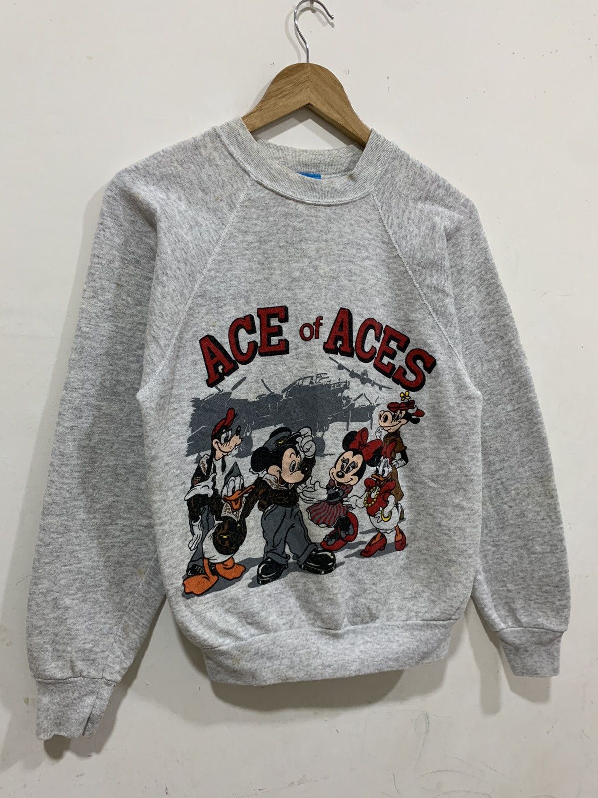 Arc'teryx × Mickey Mouse × Vintage Vintage Mickey Ace Of Aces Sweatshirt S Size US S / EU 44-46 / 1 - 5 Thumbnail