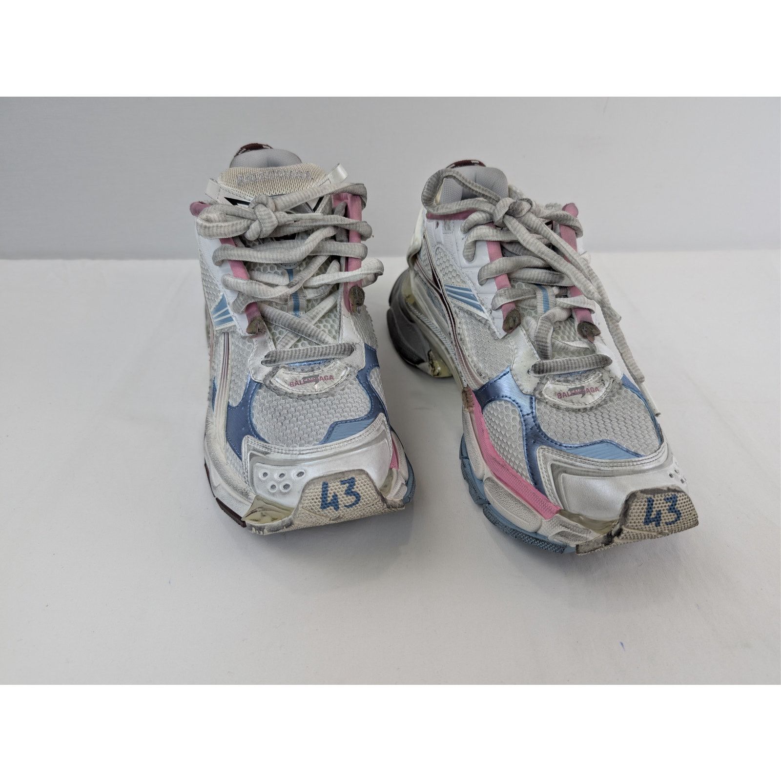 Balenciaga o1rshd1 Runner Gradient Sneaker in Multicolor Size US 10 / EU 43 - 6 Thumbnail