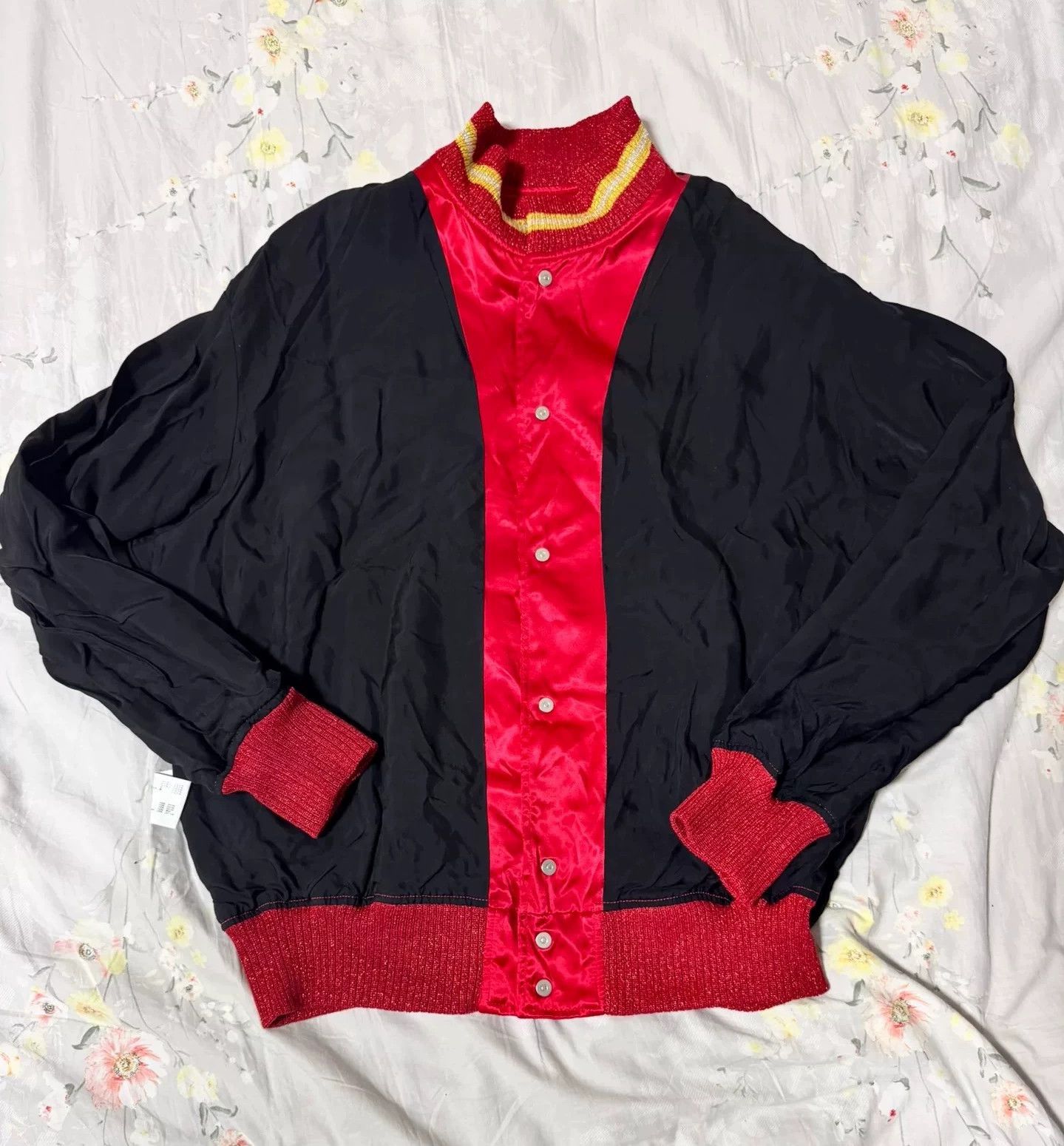 Saint Michael Saint Michael 23SS Red/Yellow Yokosuka Varsity Jacket L Size US L / EU 52-54 / 3 - 3 Thumbnail