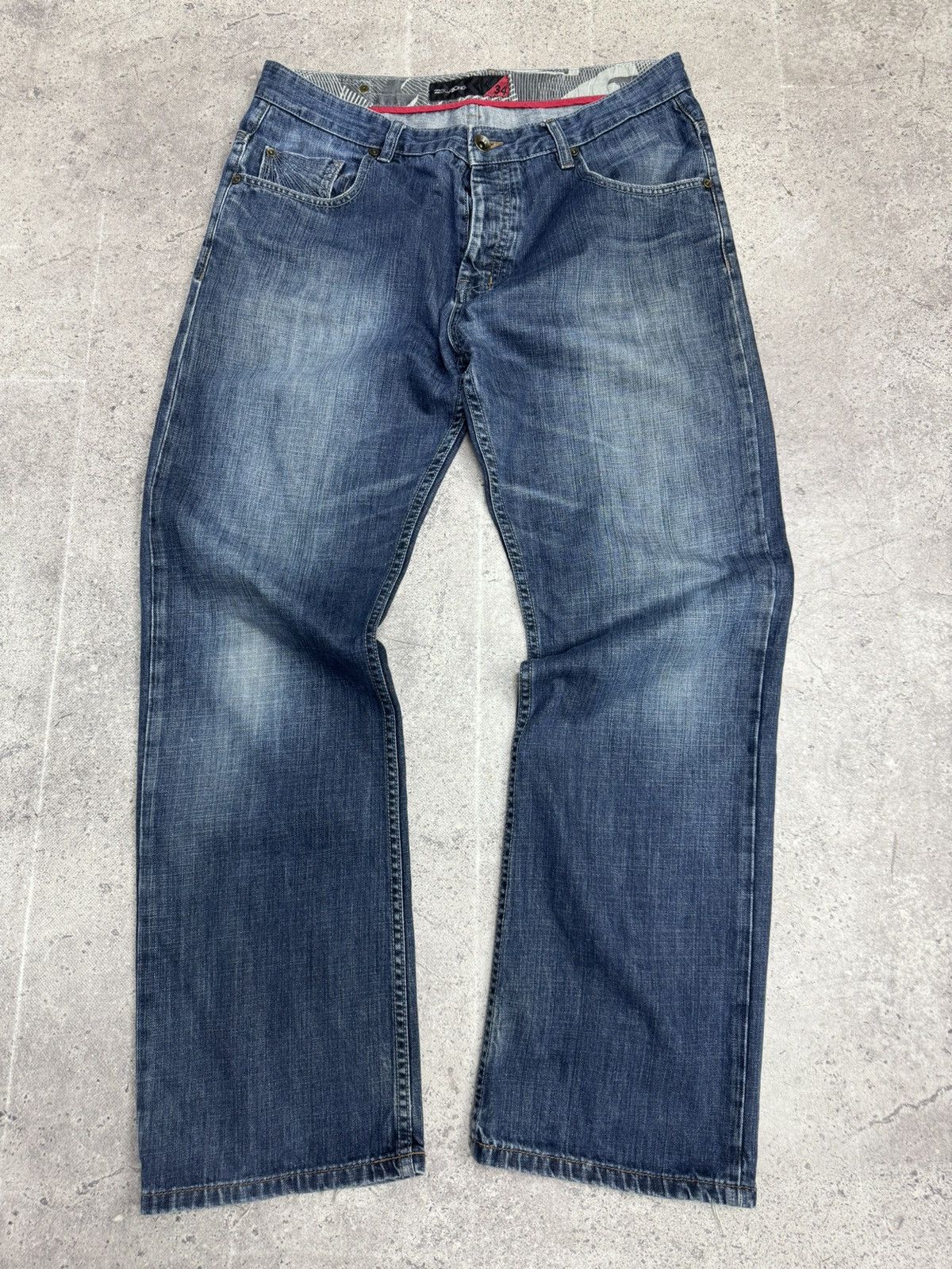 Billabong Wow😻VINTAGE CARGO MULTI-POCKET STREETWEAR FUBU DENIM EVISU Size US 34 / EU 50 - 2 Thumbnail