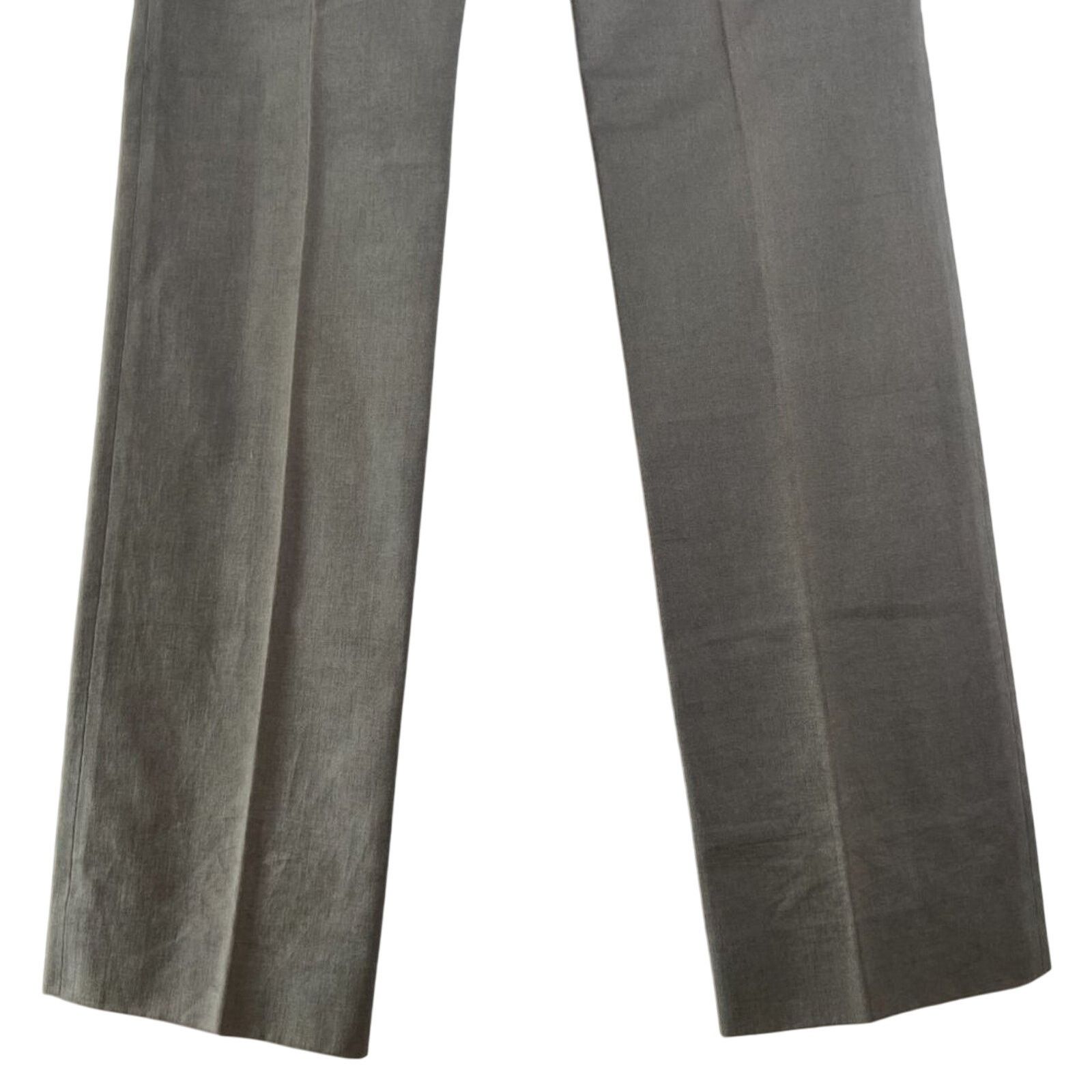 Dolce & Gabbana Dolce Gabbana Gray Cotton Trouser US4 Tall NWT Italy Size 26" / US 2 / IT 38 - 9 Thumbnail