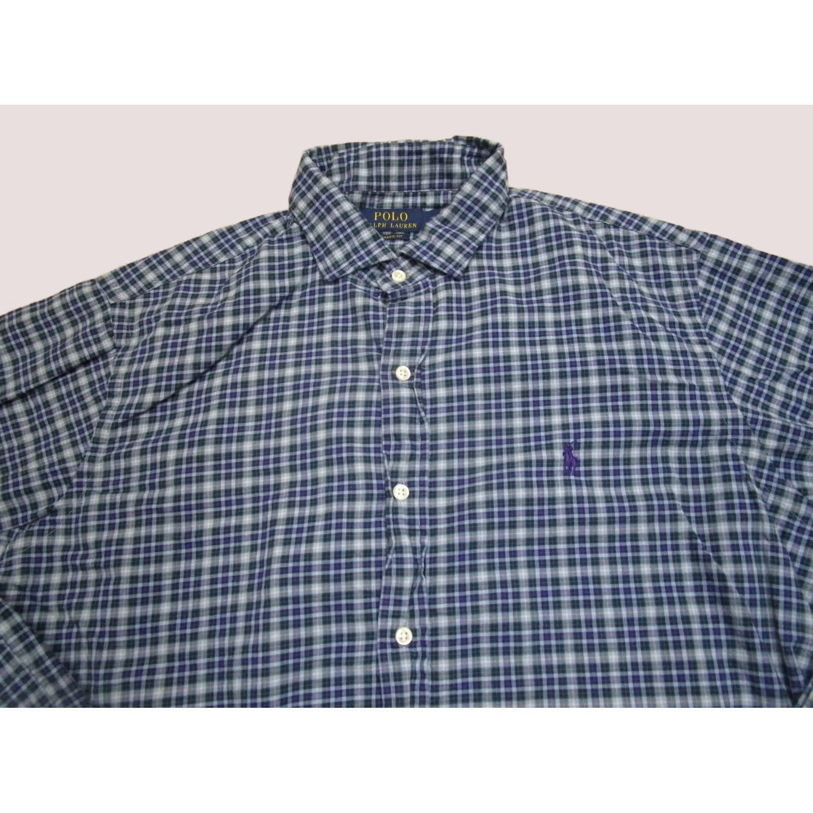Polo Ralph Lauren Polo Ralph Lauren Shirt Men XL Blue Plaid Button-Up Long Sleeve Classic Fit Polo Ralph Lauren Shirt Men XL Blue Plaid Long Sleeve Button-Up Size US XL / EU 56 / 4 - 1 Thumbnail
