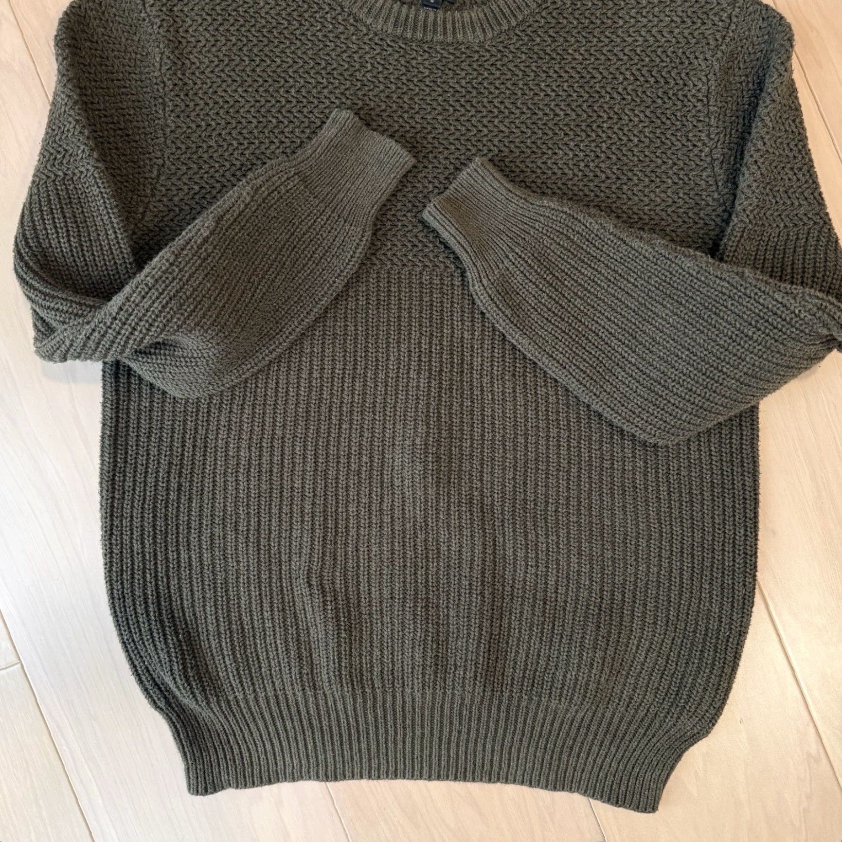 J.Crew J.CREW Sweater Small Olive Green Cotton Knit Pullover Crew Neck Knit Style 90s Art Aztec Classic USA Men Mens Size US S / EU 44-46 / 1 - 6 Thumbnail