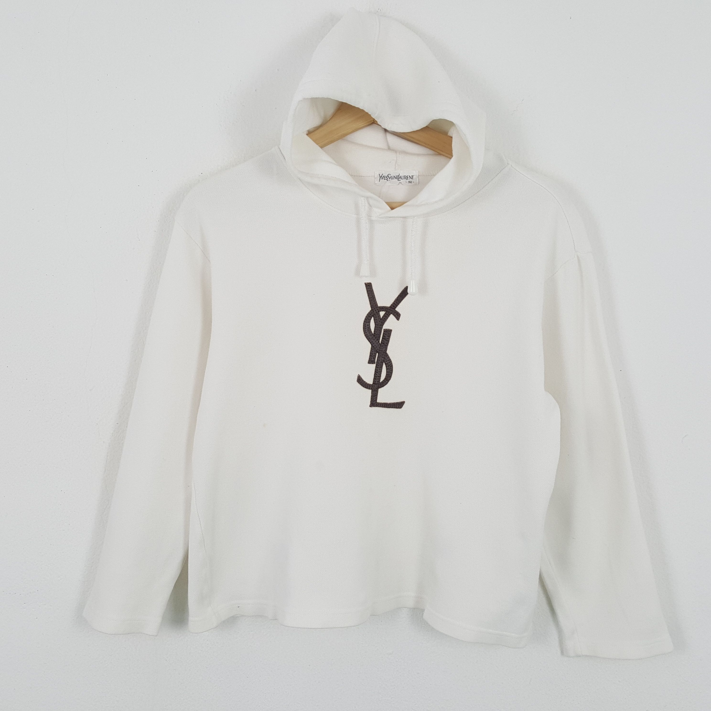 Vintage YVES SAINT LAURENT Italian Brand Hoodies