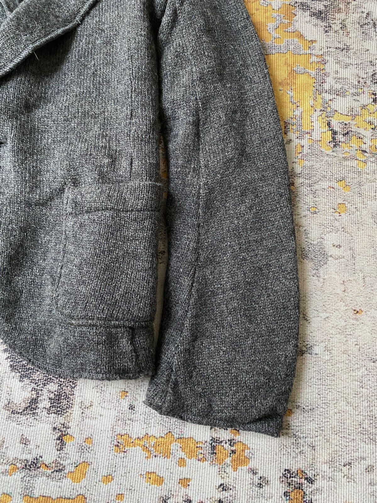 Comme des Garcons AD2007 Junya Watanabe Comme Des Garcons Knit Design Coat Size S / US 4 / IT 40 - 8 Thumbnail