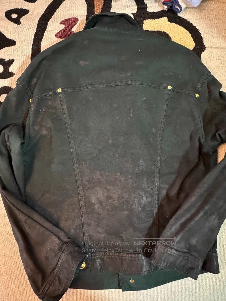 Versace Versace Black Bull Denim Jacket Size US L / EU 52-54 / 3 - 2 Thumbnail