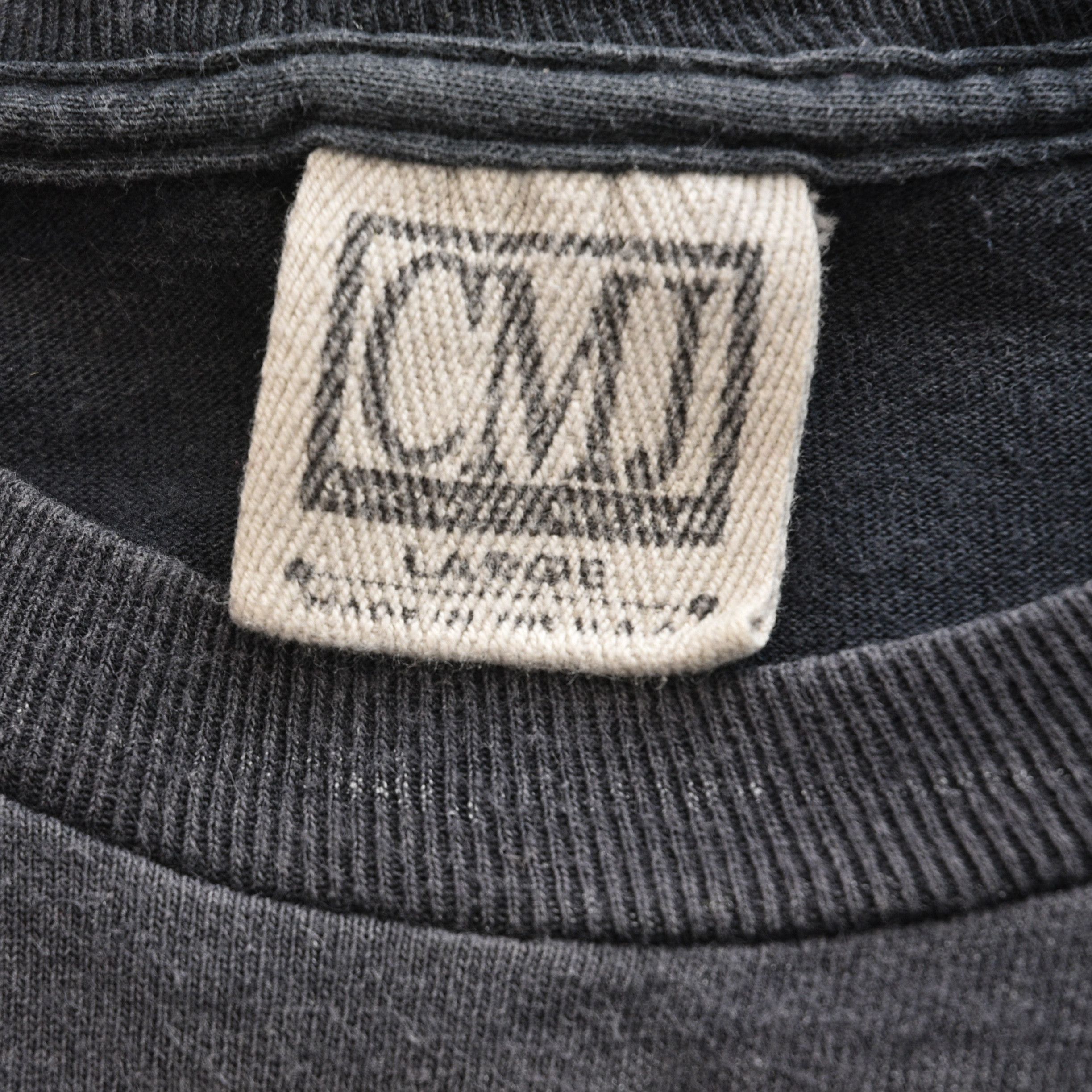 Vintage Vintage 1993 CMJ Bikers Eagle USA Thunder Faded Tee Y2K Size US L / EU 52-54 / 3 - 14 Thumbnail