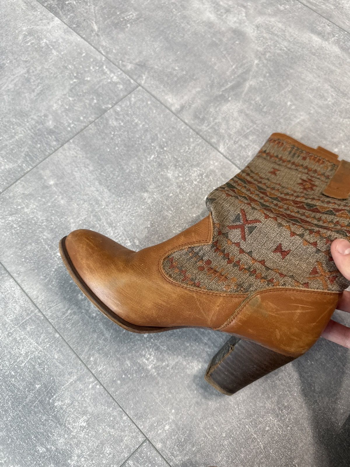 A.S.98 Rare Vintag Leather boots Size US 6 / IT 36 - 3 Thumbnail