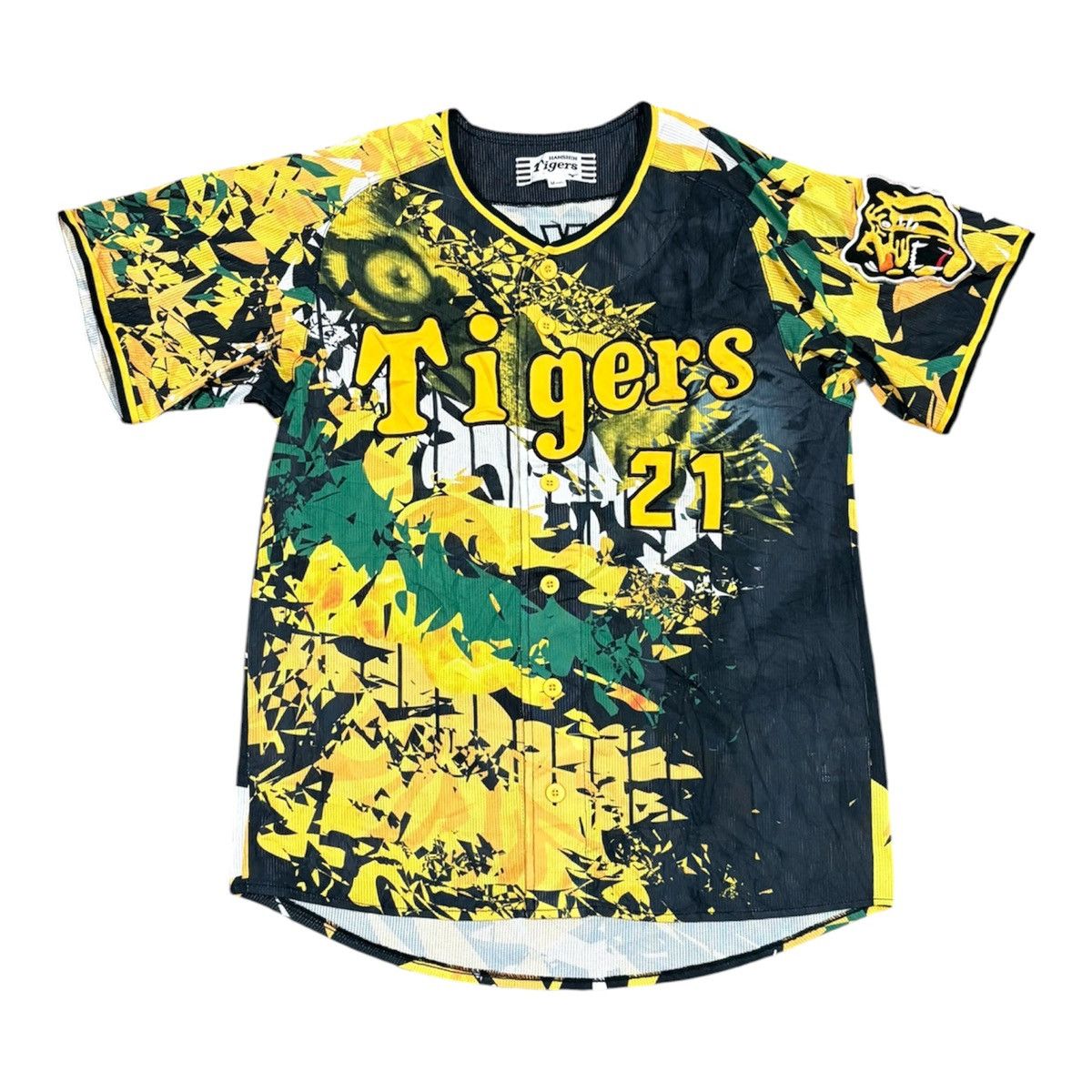 Vintage Vintage Hanshin Tigers akiyama 21 japan baseball team jersey Size US M / EU 48-50 / 2 - 1 Thumbnail