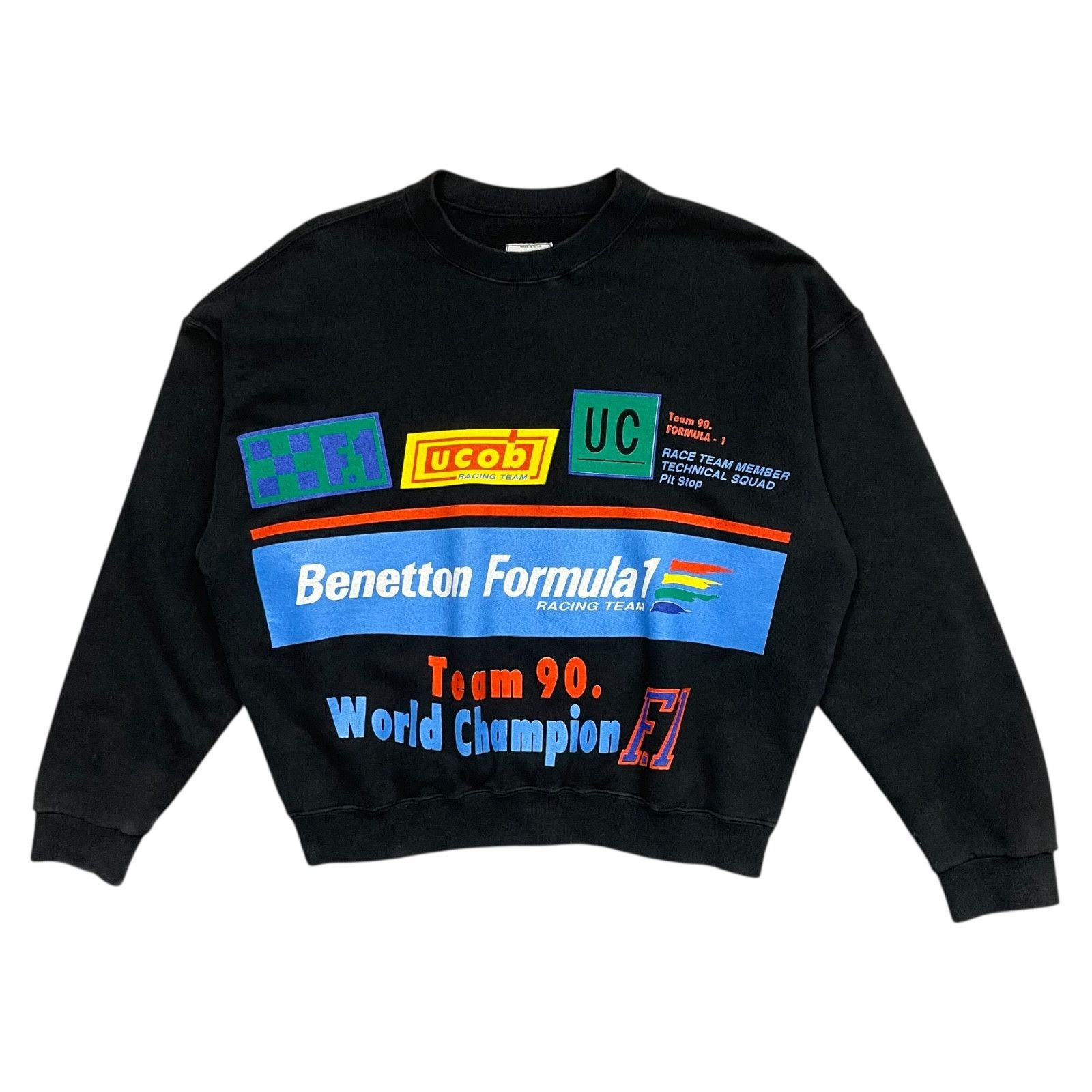 Benetton VTG 90s FORMULA 1 RACING TEAM 90 SWEATSHIRT SIZE M F1 Size US M / EU 48-50 / 2 - 1 Thumbnail