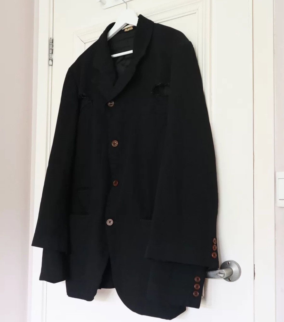 Comme des Garcons Black double-layer double sleeve suit 2412-Nextarrow Size US S / EU 44-46 / 1 - 3 Thumbnail