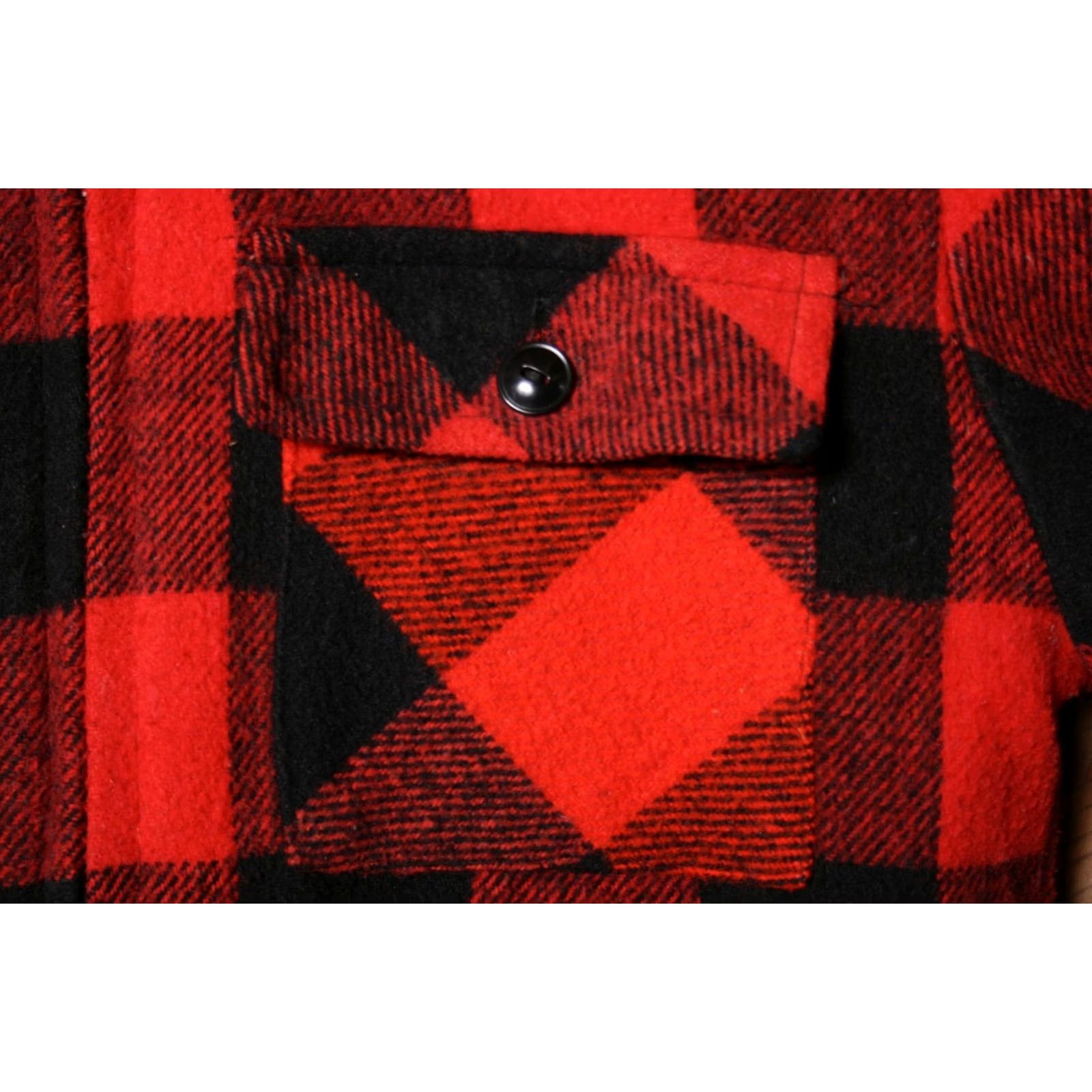 Vintage VINTAGE WEATHERGUARD by Shane Red & Black Plaid Wool Blend Quilted Jacket Sz. S Jacket Men XS? Size US S / EU 44-46 / 1 - 3 Thumbnail