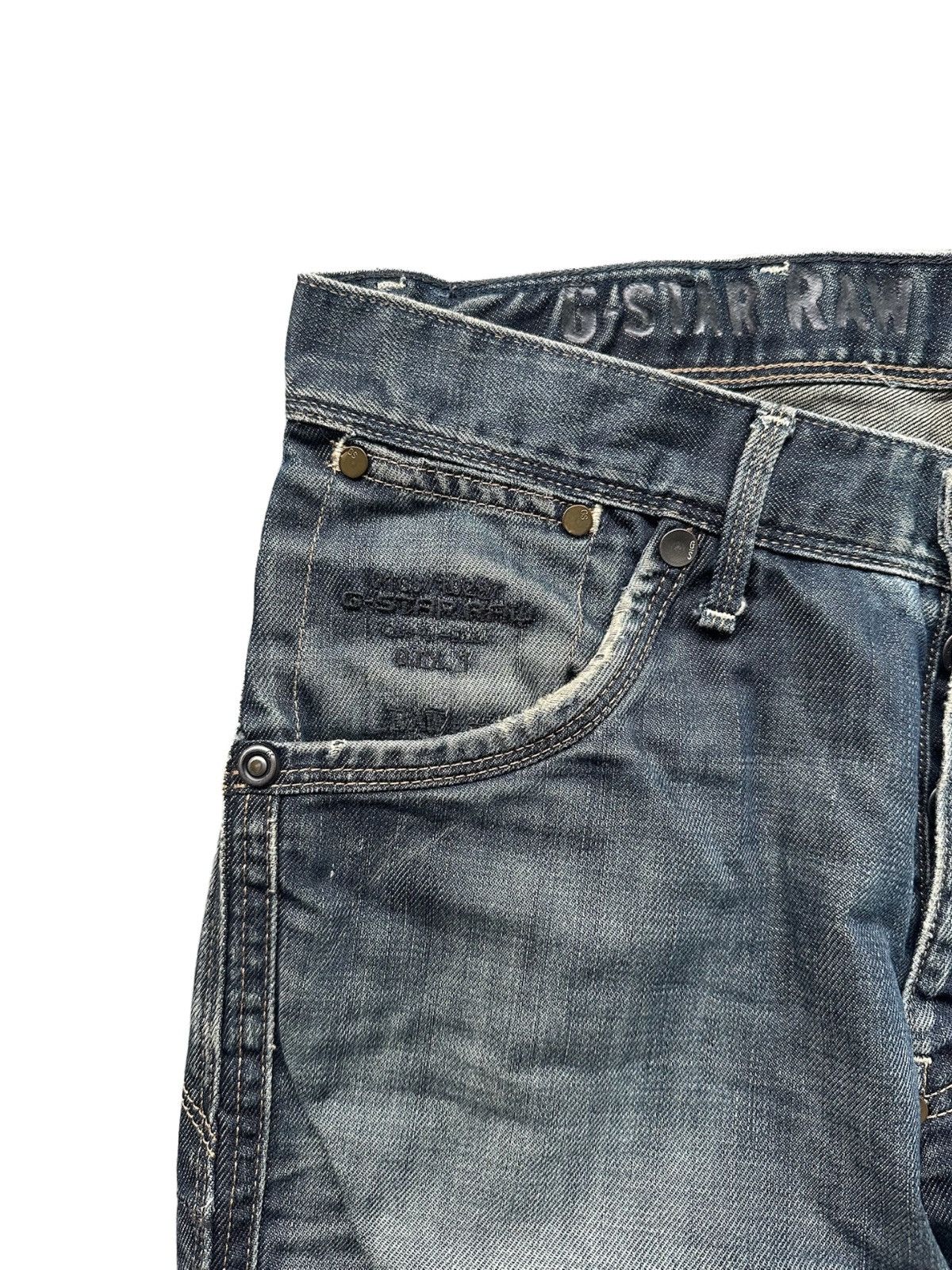 G-Star G Star Raw Grey Denim Jeans Size US 33 - 3 Thumbnail