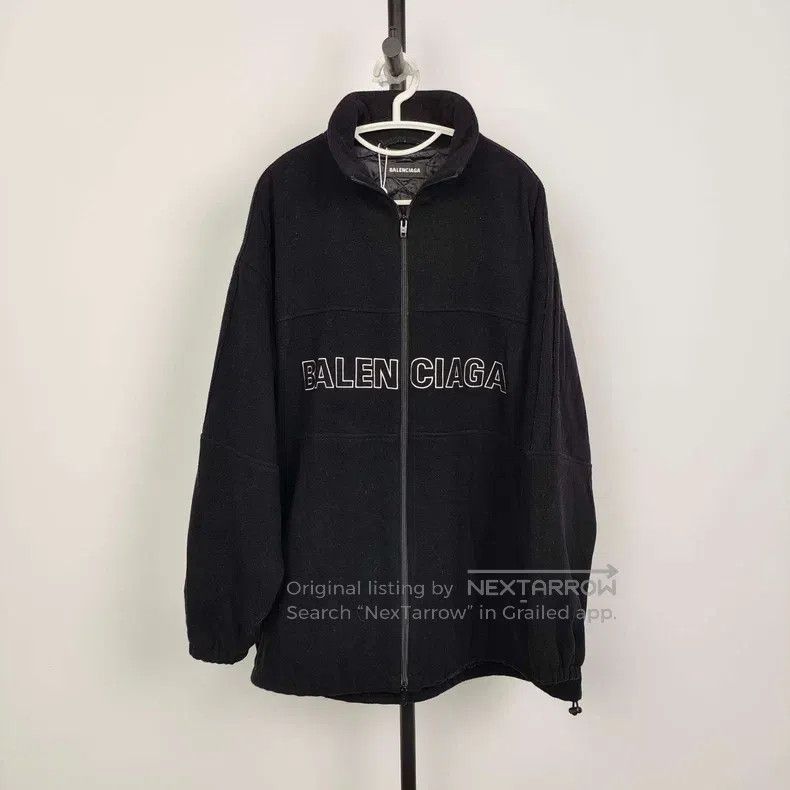 Balenciaga Balenciaga Black Wool Cotton Jacket Size US S / EU 44-46 / 1 - 1 Thumbnail