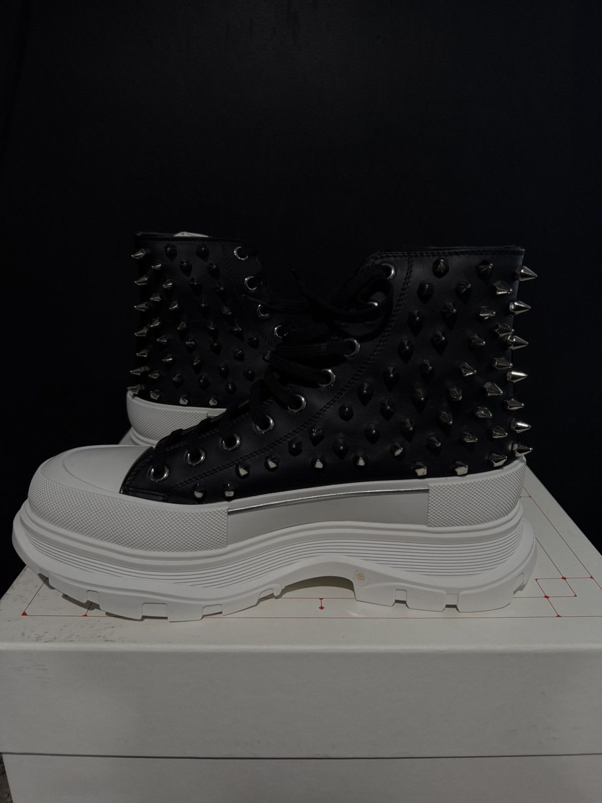 Alexander McQueen Alexander McQueen Leather Shoes Spikes Size US 11 / EU 44 - 2 Thumbnail