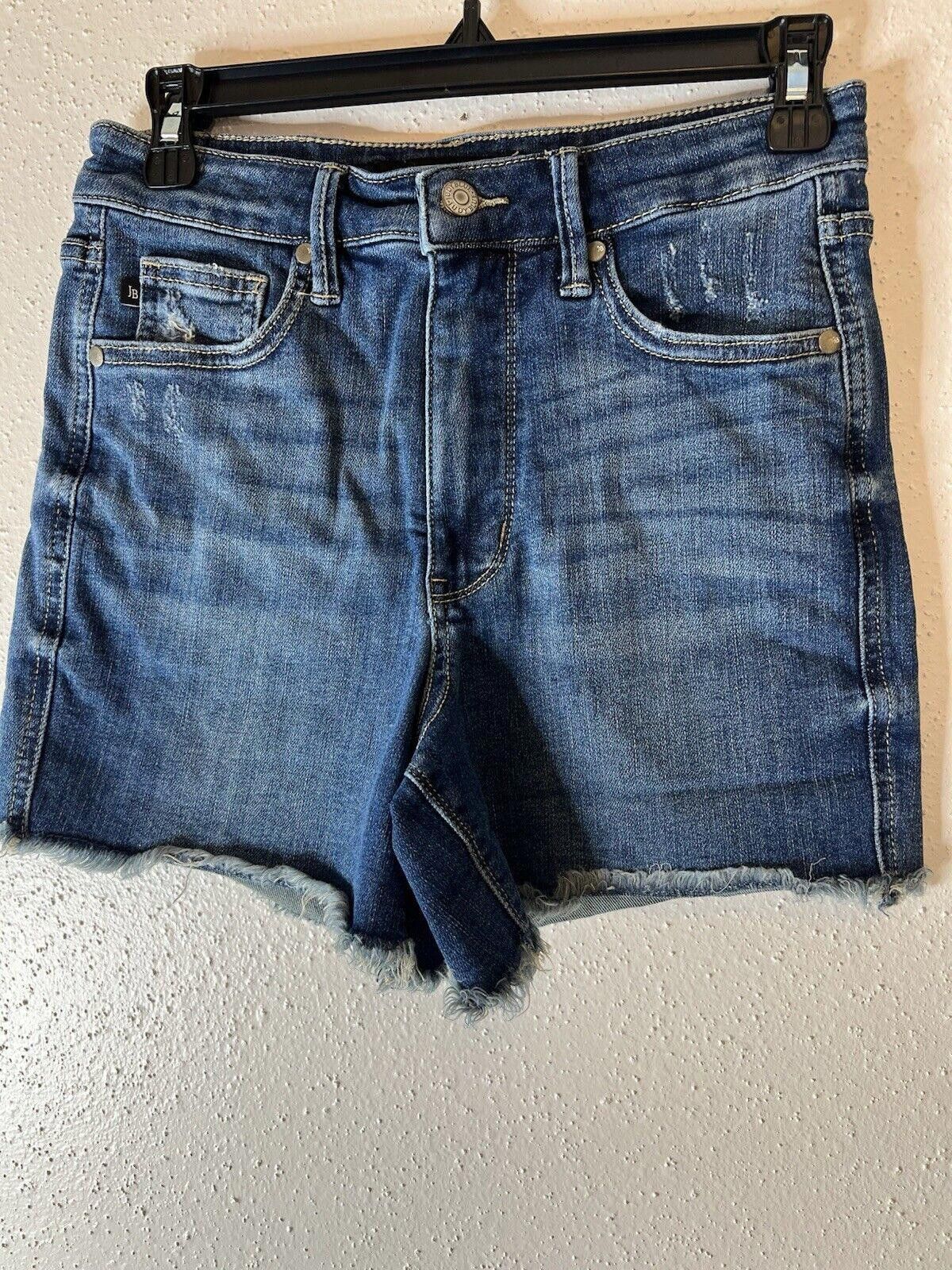 Designer Judy Blue Shorts Womens Size M Stretch Modified Raw Hem Size 32" / US 10 / IT 46 - 1 Thumbnail