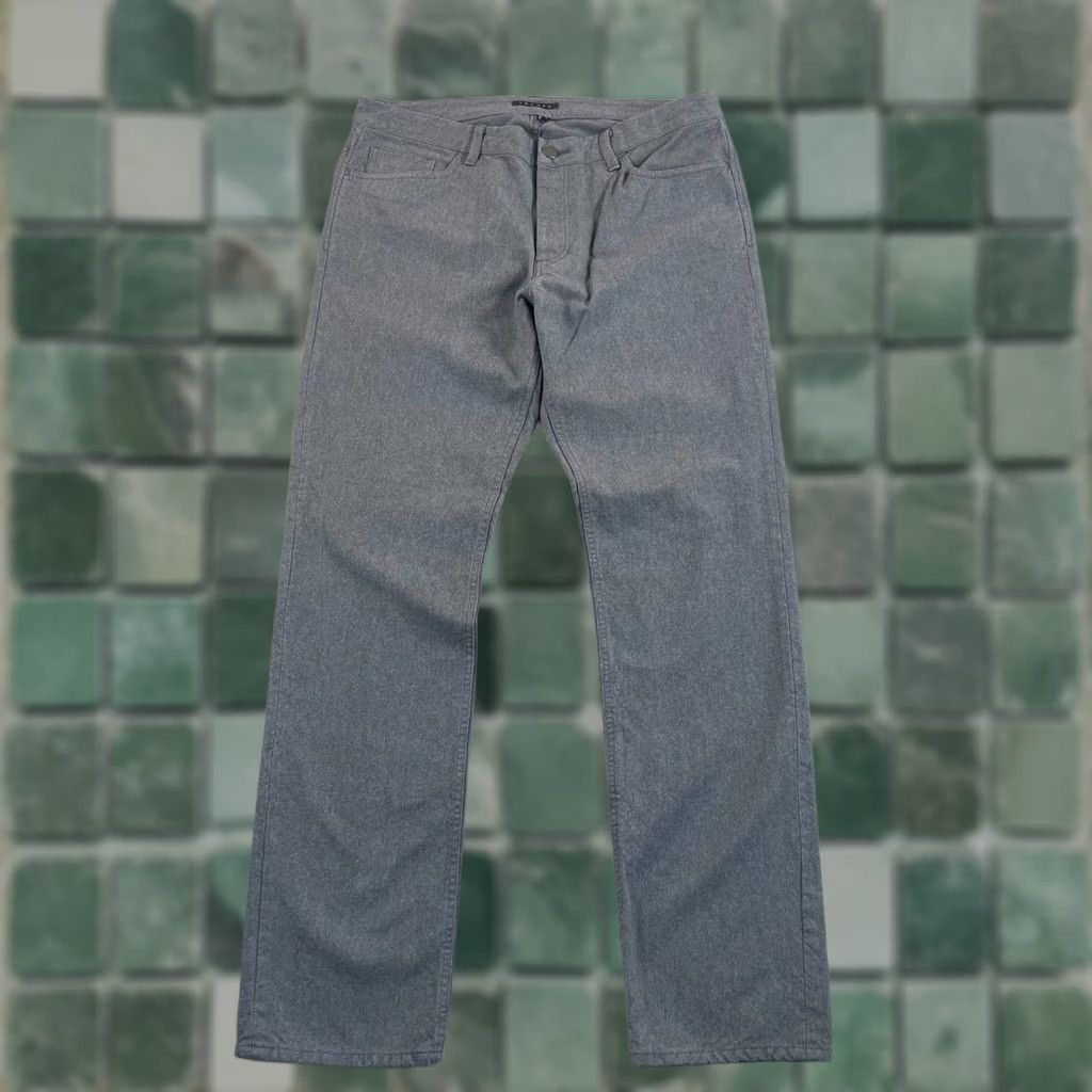 Theory THEORY Haydin Jeans Men 34x33 Grey Five Pocket Button Fly Designer Slim Straight Denim pants Size US 34 / EU 50 - 1 Thumbnail