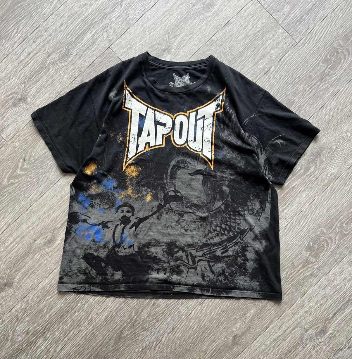 Vintage Vintage Tapout T-Shirt Size US XL / EU 56 / 4 - 1 Thumbnail
