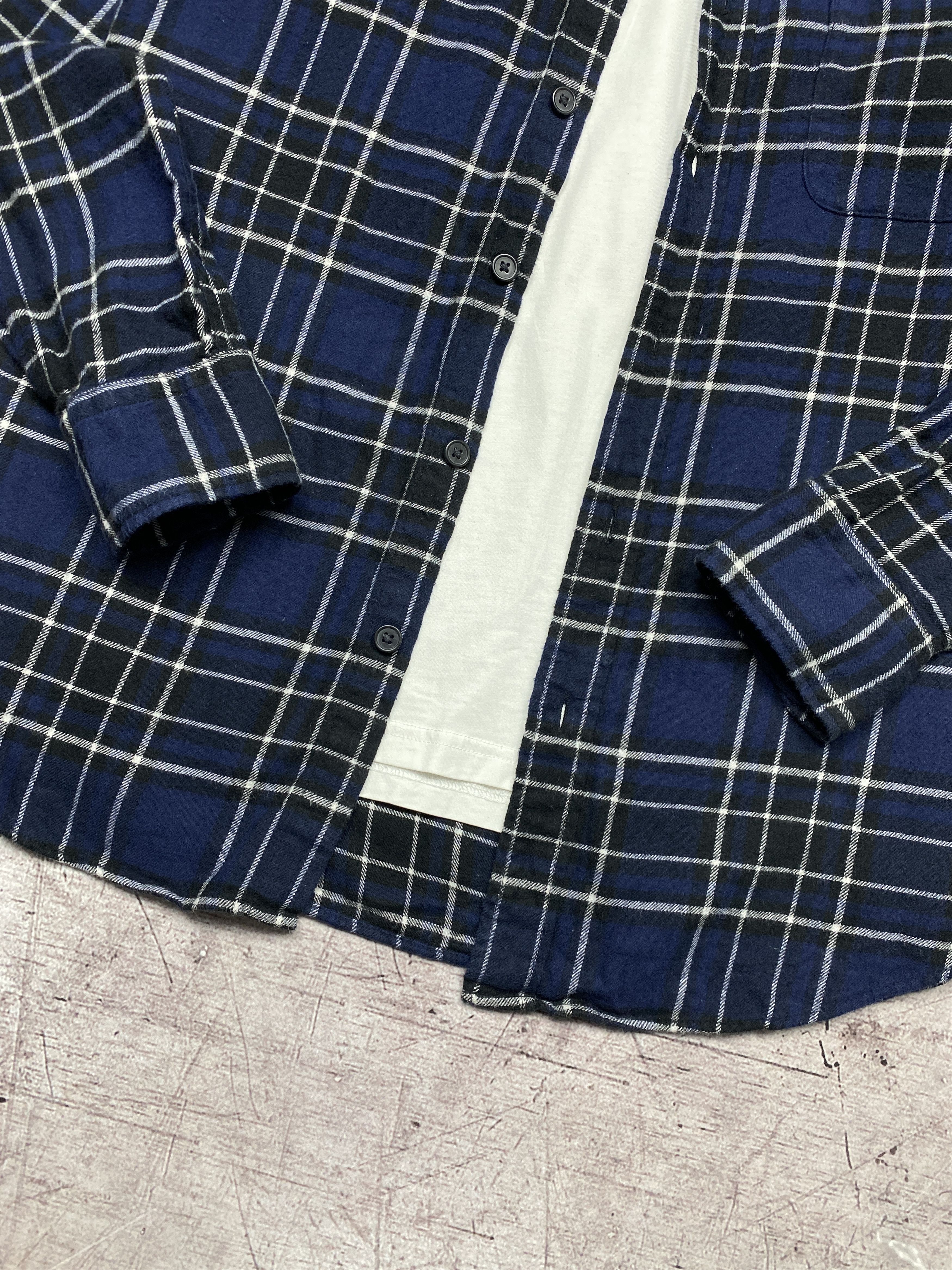 Flannel Uniqlo Vintage Mens Flannel Plaid Shirt Size US M / EU 48-50 / 2 - 3 Thumbnail