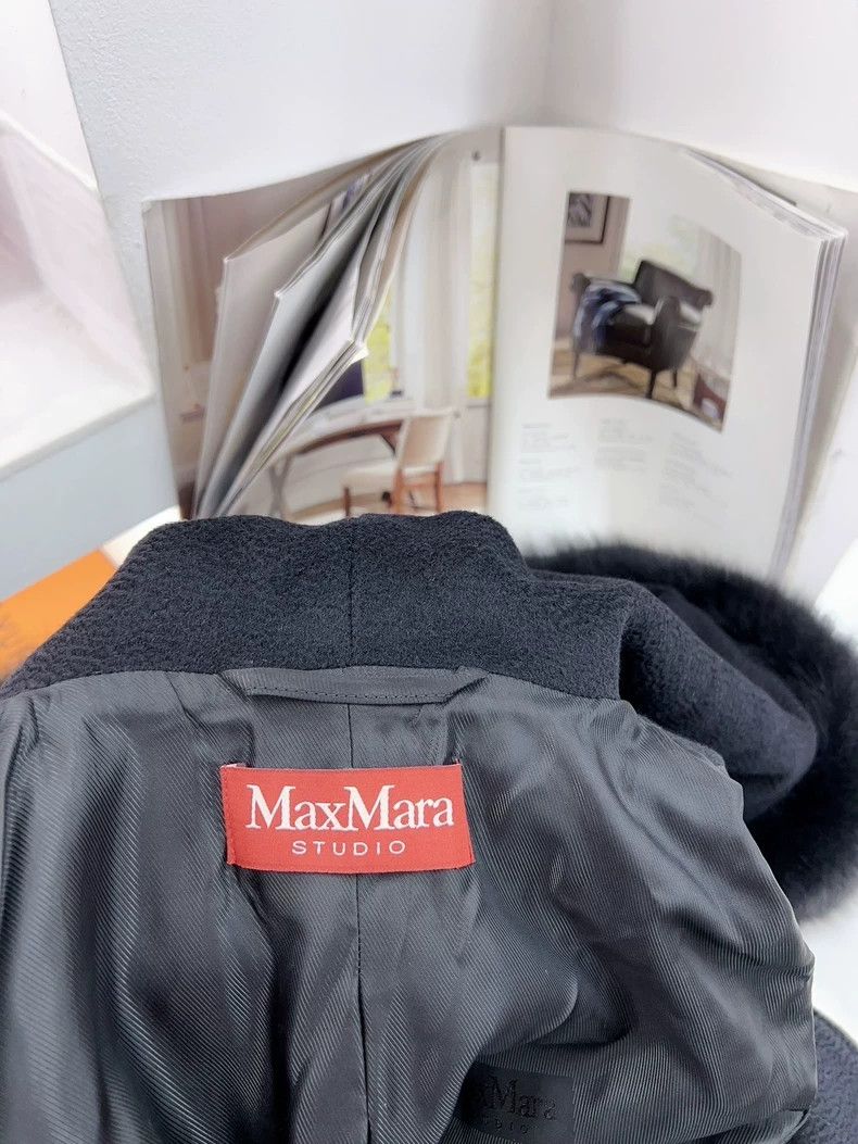 Max Mara Max Mara Studio Classic Wool Coat Size S / US 4 / IT 40 - 4 Thumbnail