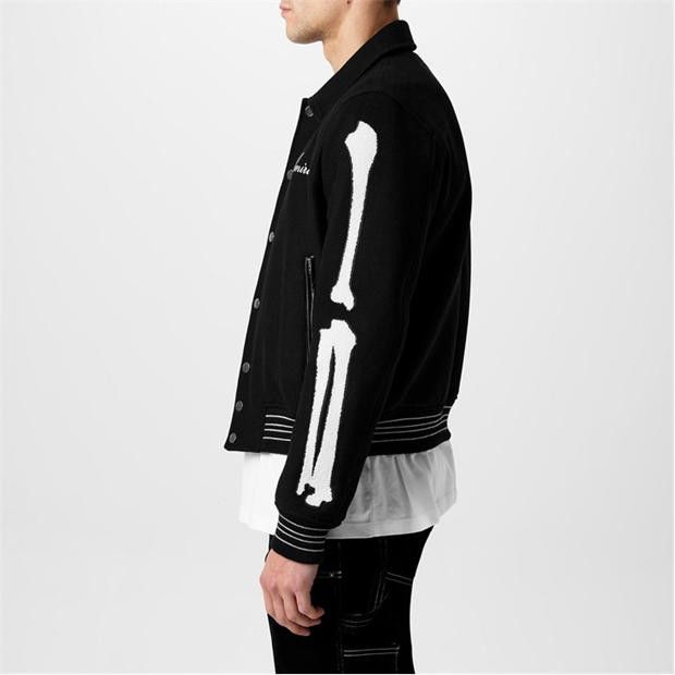 Amiri AMIRI Bones Wool Varsity Jacket Size US M / EU 48-50 / 2 - 5 Thumbnail