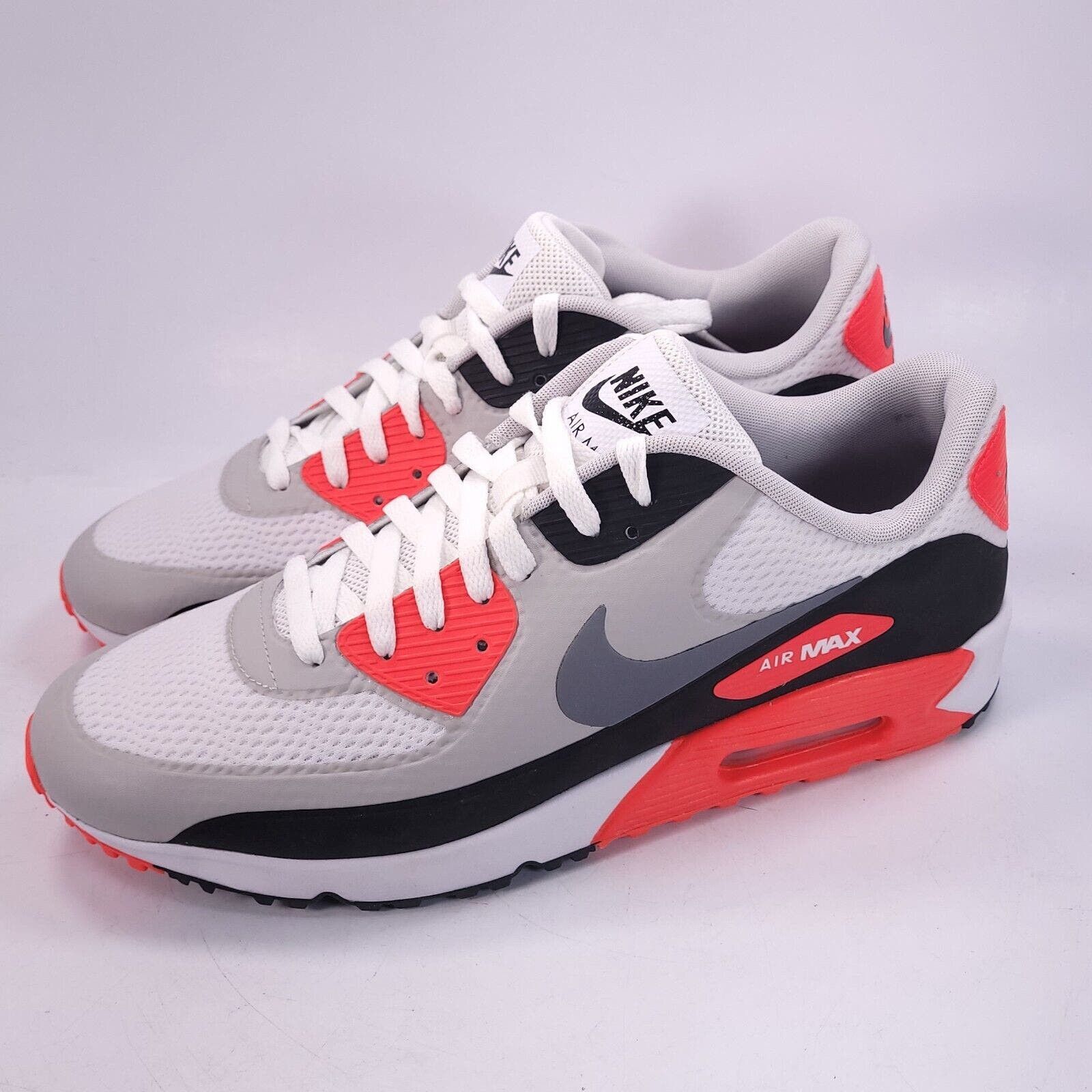 image of Nike Air Max 90 G Shoe Mens Size 13 Cu9978-103 White Gray