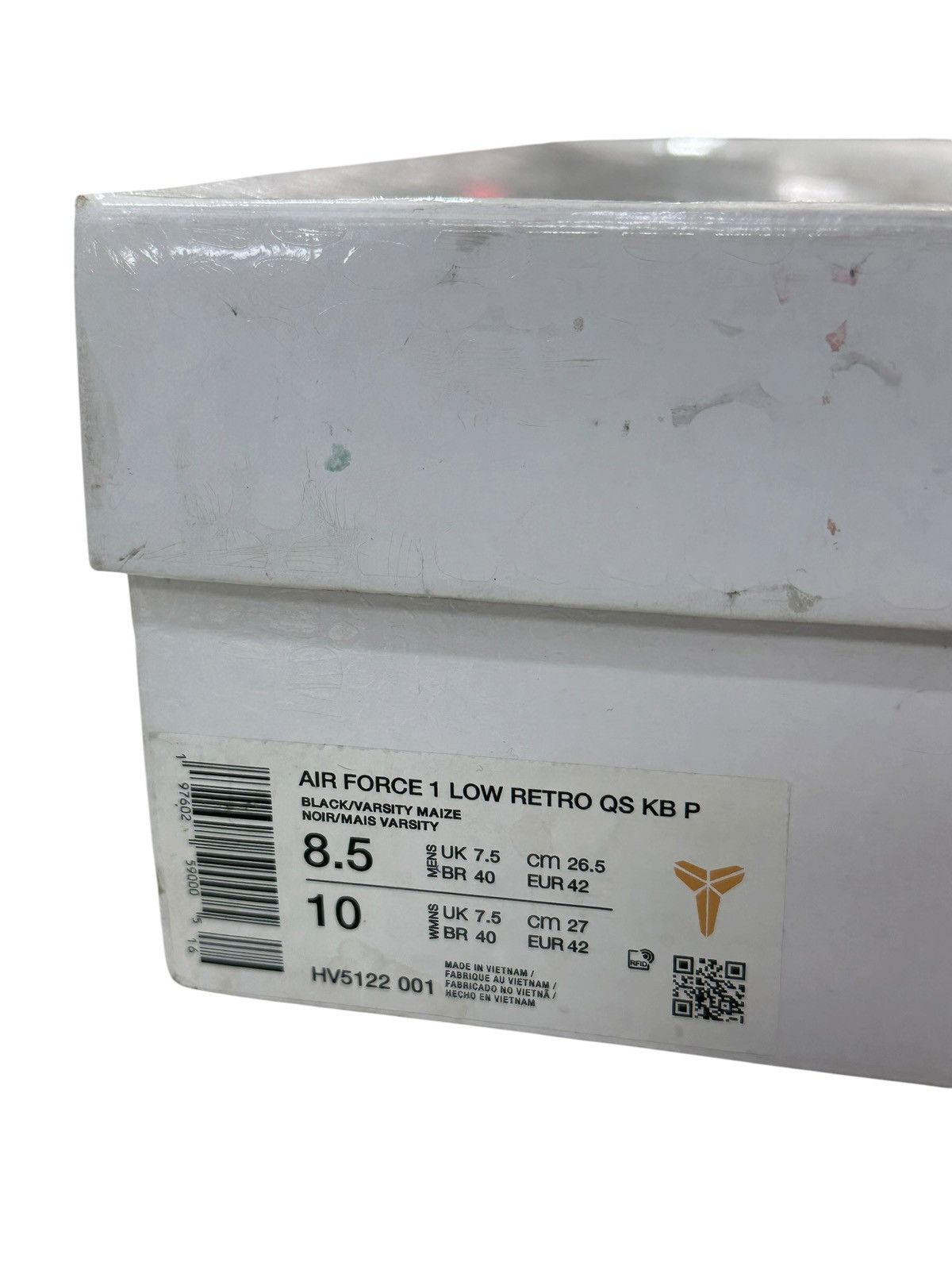 Nike Nike Air Force 1 Low Kobe Bryant Lakers Away Size 8.5 Size US 8.5 / EU 41-42 - 11 Thumbnail