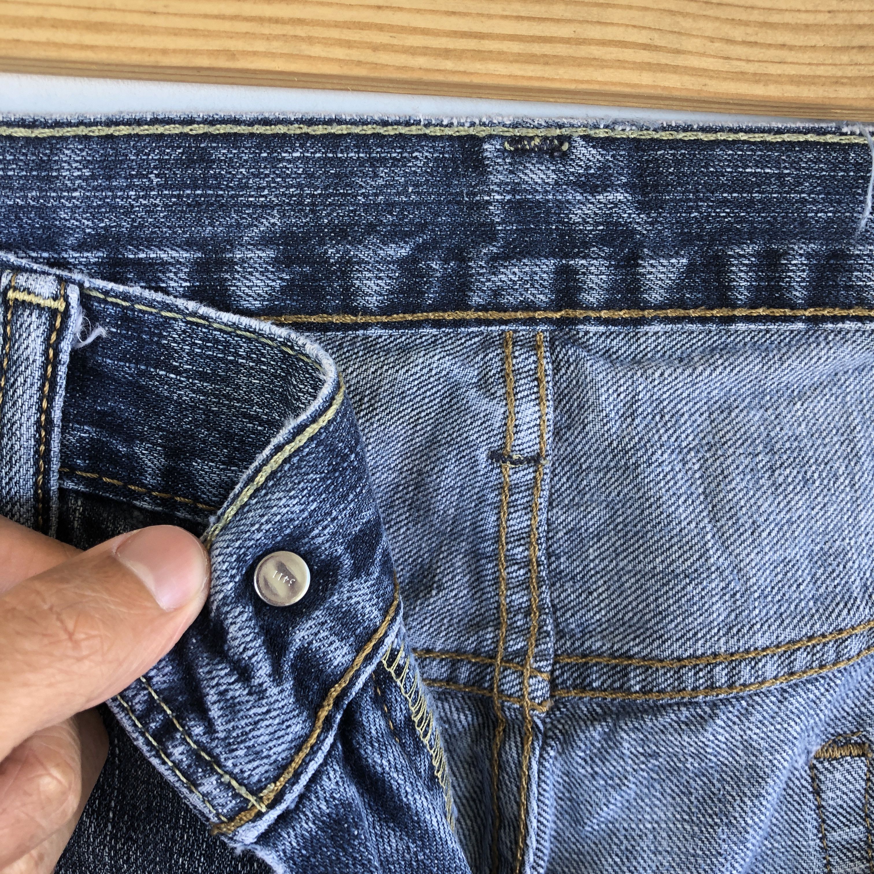 Levi's Crazy Y2K Baggy Distressed Levi's 569 Jeans Grunge Denim Size US 34 / EU 50 - 7 Thumbnail