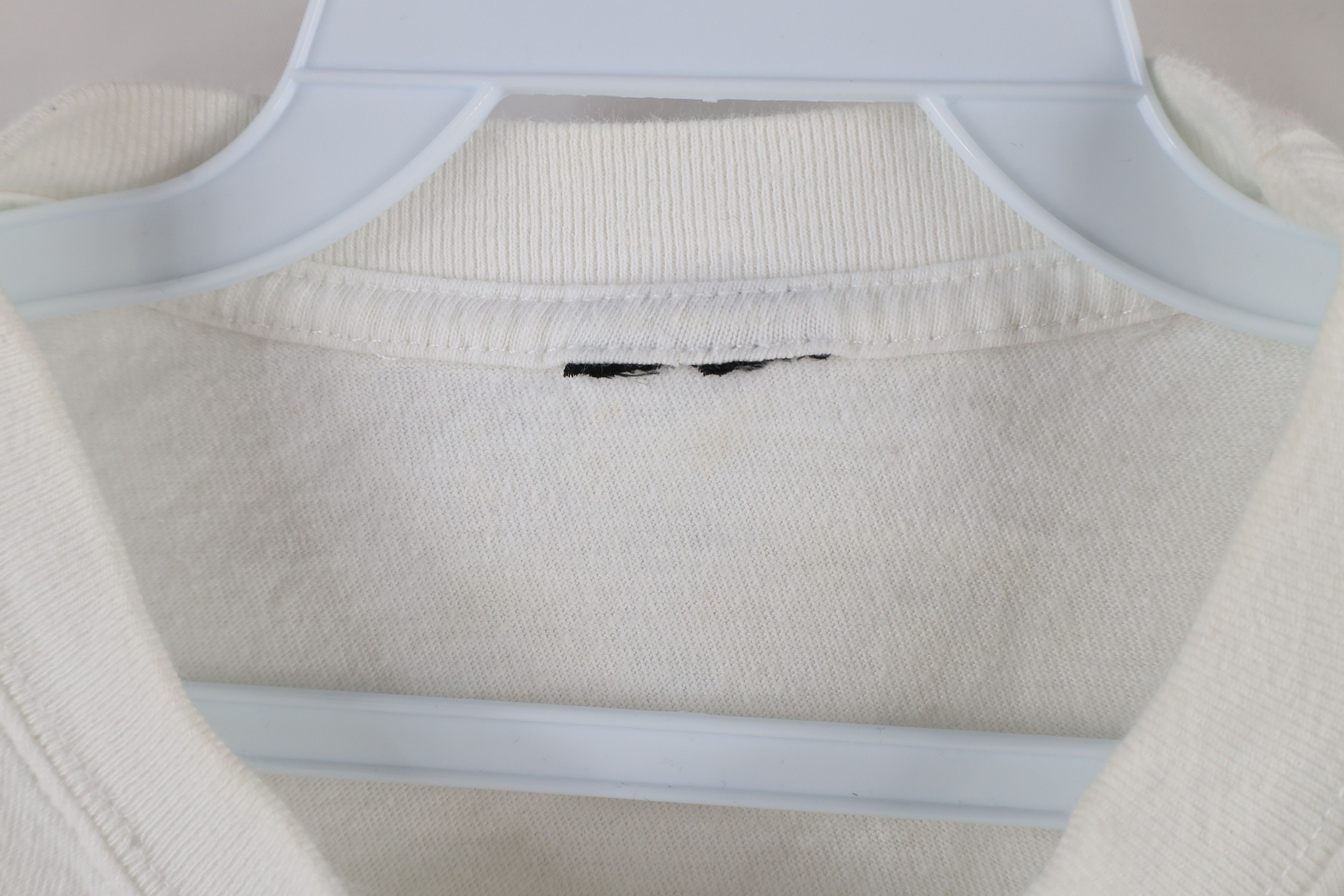Vintage Vintage 90s Streetwear Long Sleeve T-Shirt White Cotton Size US XL / EU 56 / 4 - 6 Thumbnail