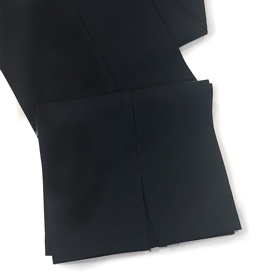 Other Black Vintage Split Hem Trousers Size US 28 / EU 44 - 3 Thumbnail