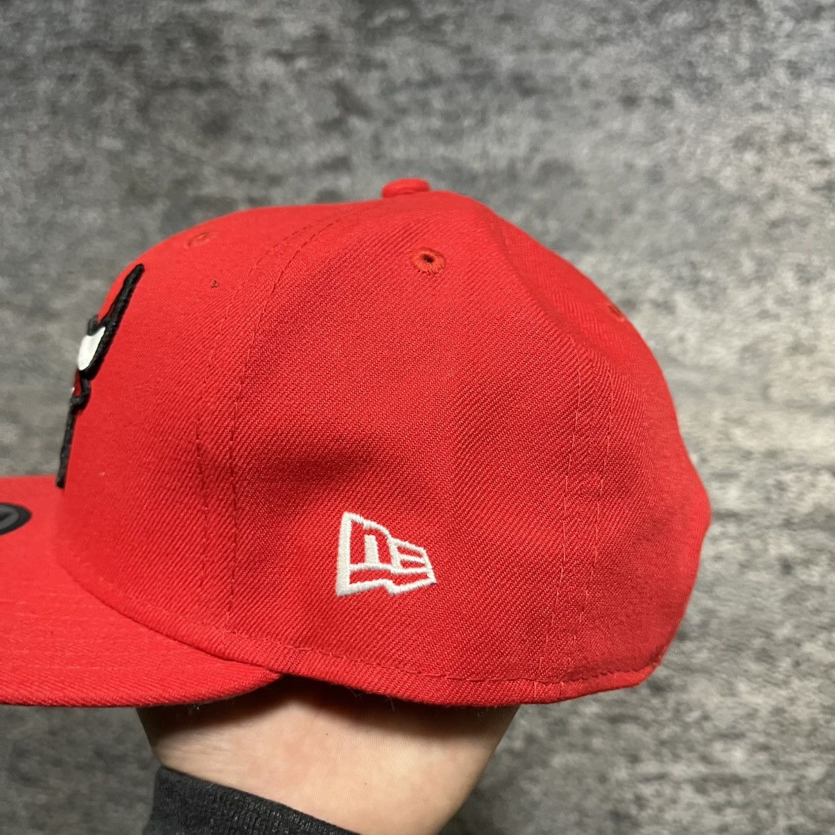 New Era New Era 9Fifty Chicago Bulls NBA Red Snapback Hat Size ONE SIZE - 3 Thumbnail