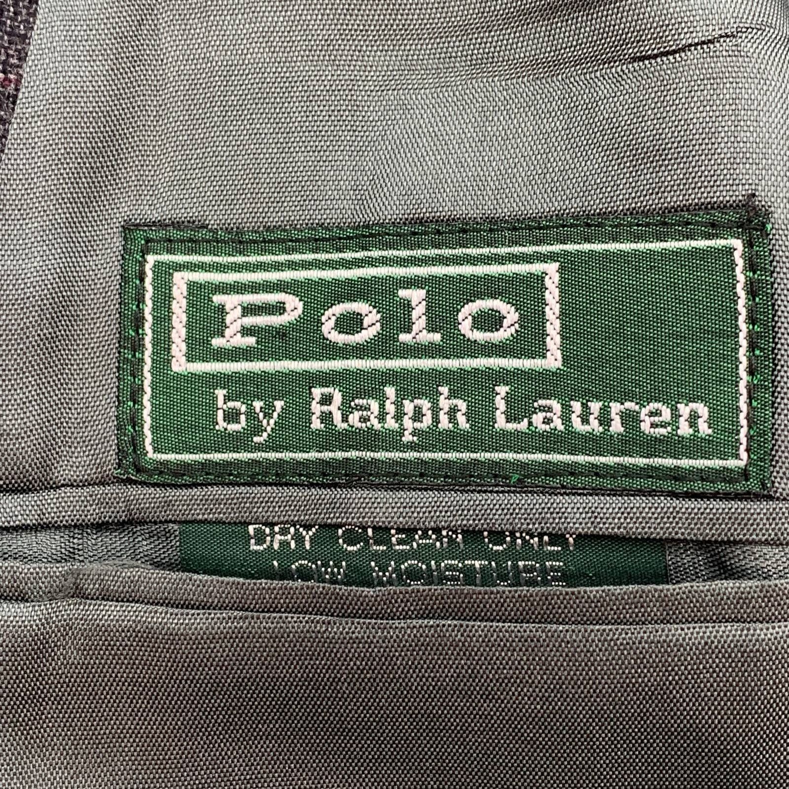 Polo Ralph Lauren Polo Ralph Lauren Plaid Blazer Vintage Wool Gray Size XS / US 0-2 / IT 36-38 - 6 Thumbnail