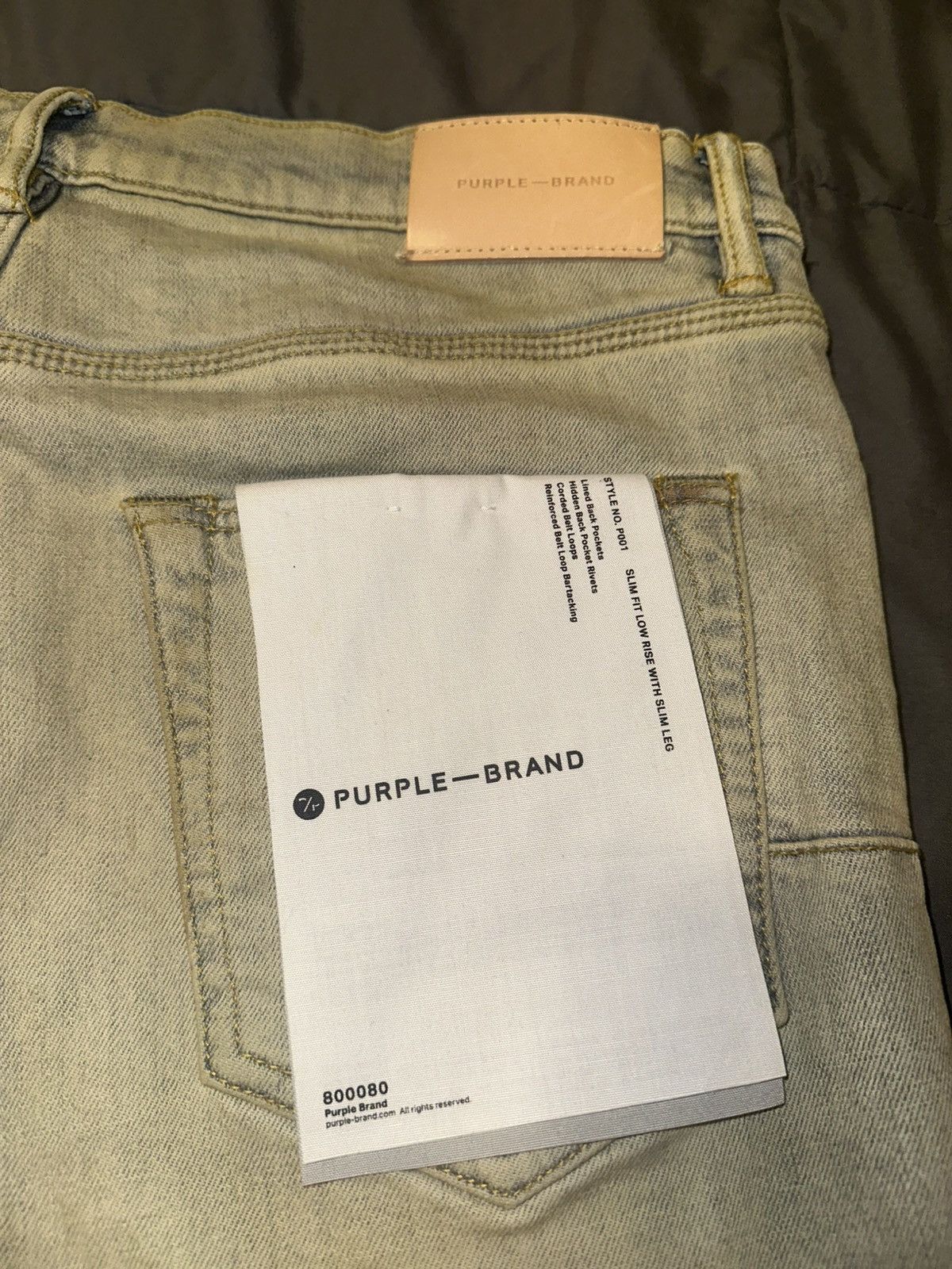 Purple Distressed Skinny Jeans Size US 32 / EU 48 - 7 Thumbnail
