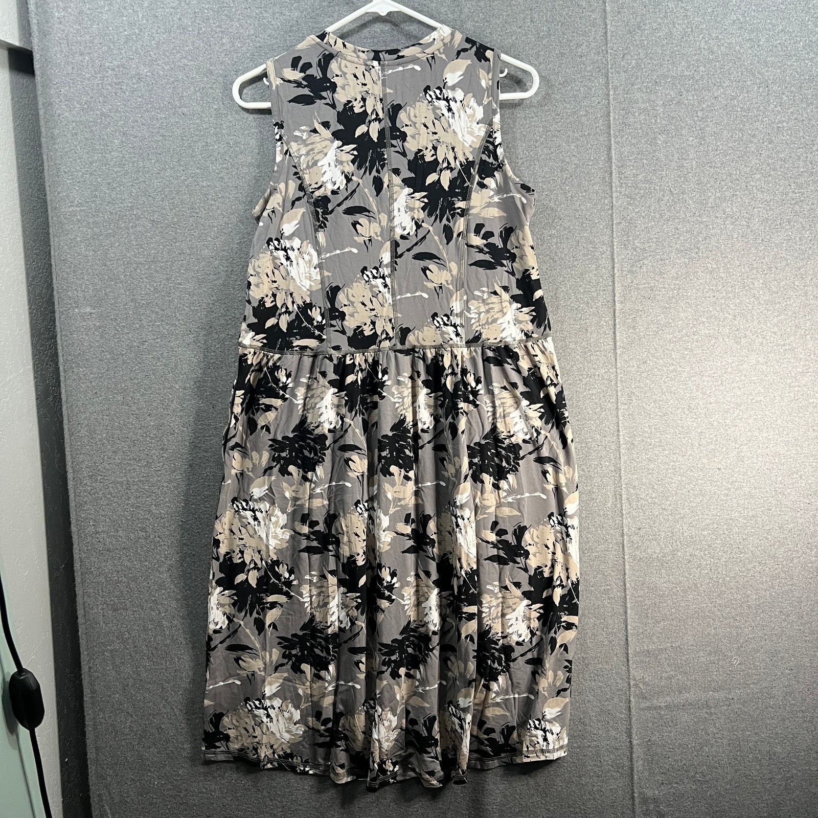 Other LOGO by Lori Goldstein Hi-Low Hem Dress Frost Grey Size S / US 4 / IT 40 - 2 Thumbnail