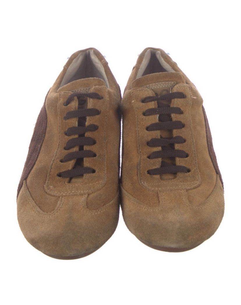 Dolce & Gabbana Dolce & Gabbana calf leather suede low top sneakers Size US 7.5 / IT 37.5 - 6 Thumbnail