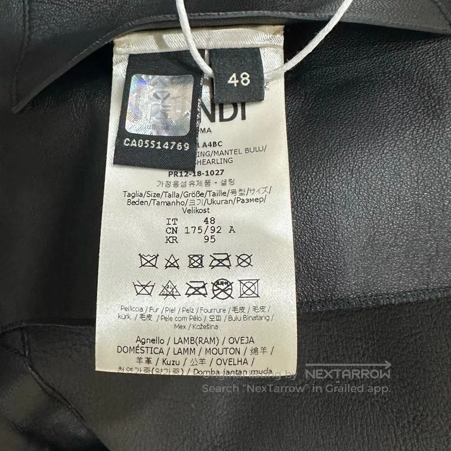 Fendi Fendi Shearling Hooded Jacket with Logo. Size US M / EU 48-50 / 2 - 5 Thumbnail