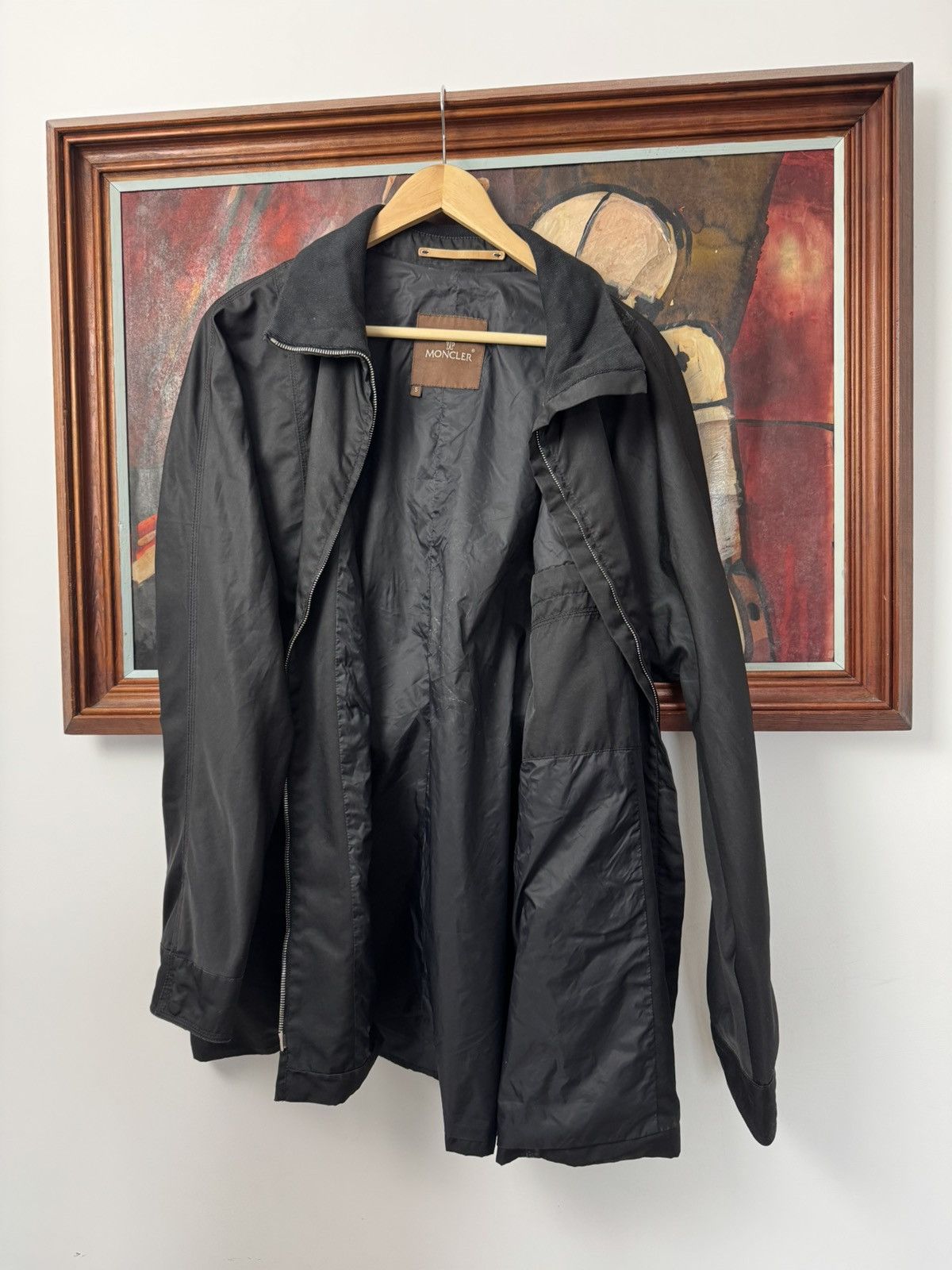 Moncler Vintage Y2K MONCLER Jacket Designer Luxury Basic Black Size L / US 10 / IT 46 - 3 Thumbnail